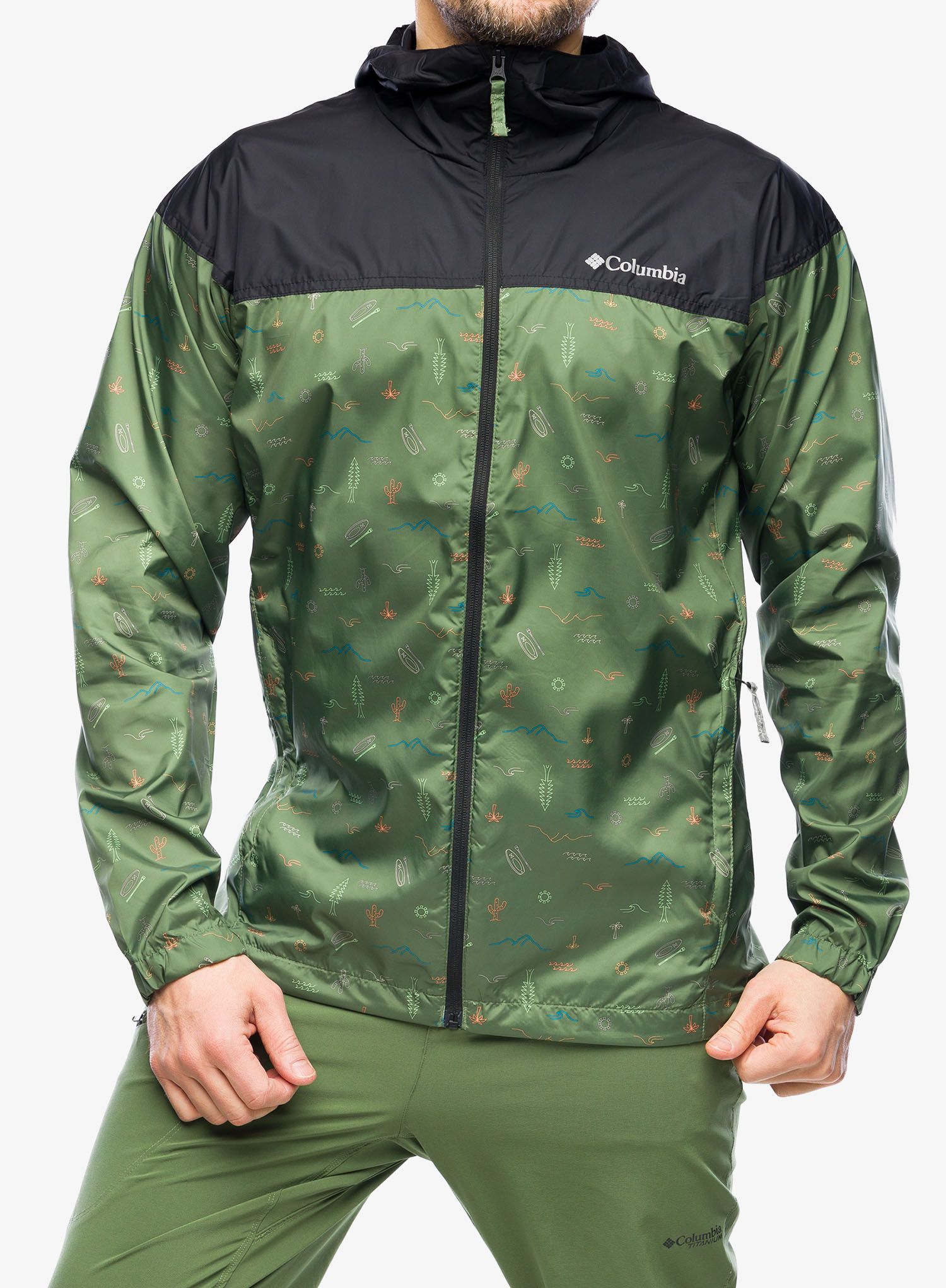 Vjetrovka Columbia Flash Challenger Novelty - canteen explorer multi print