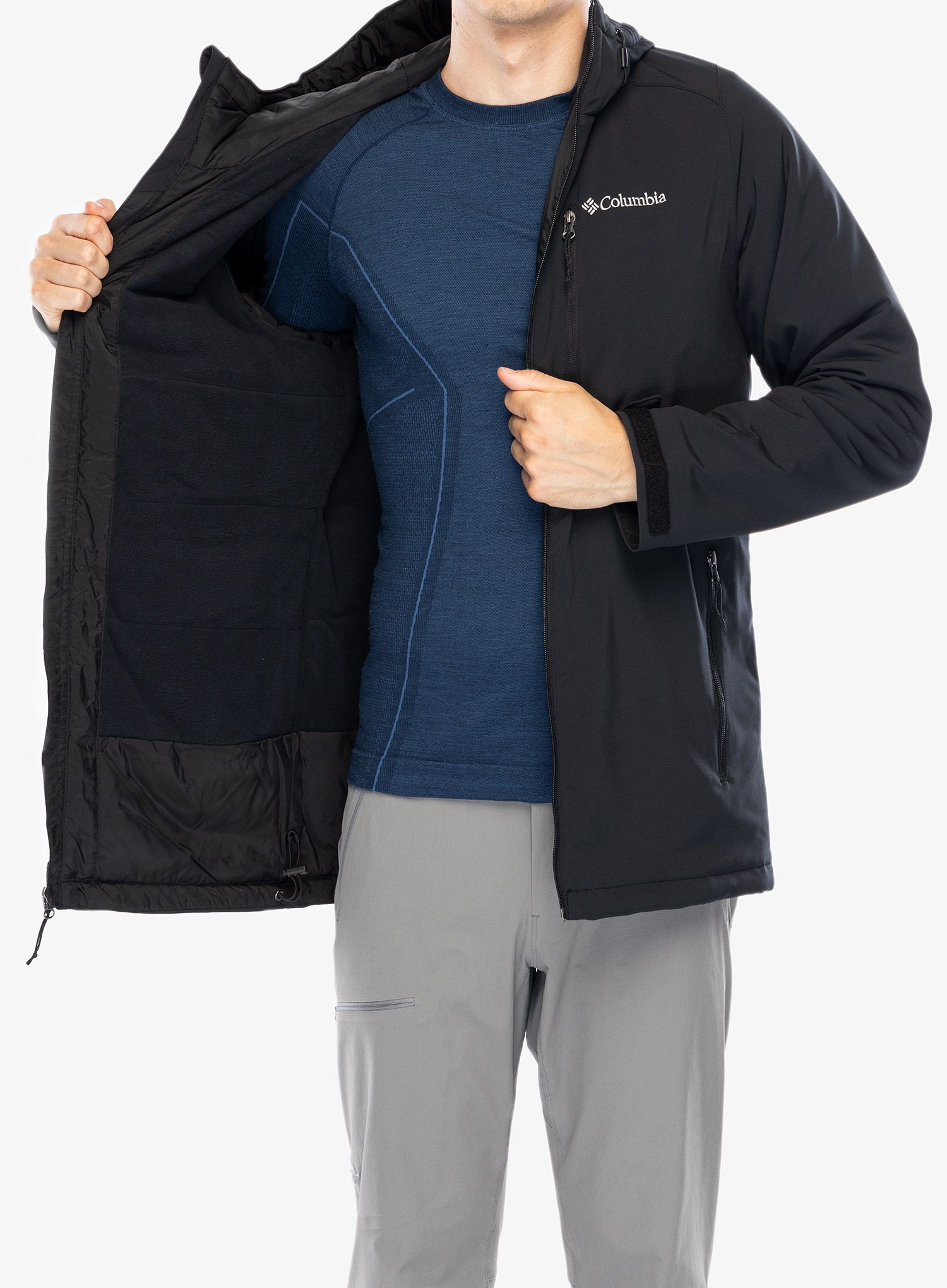 Softshell jakna Columbia Gate Racer II Softshell - black