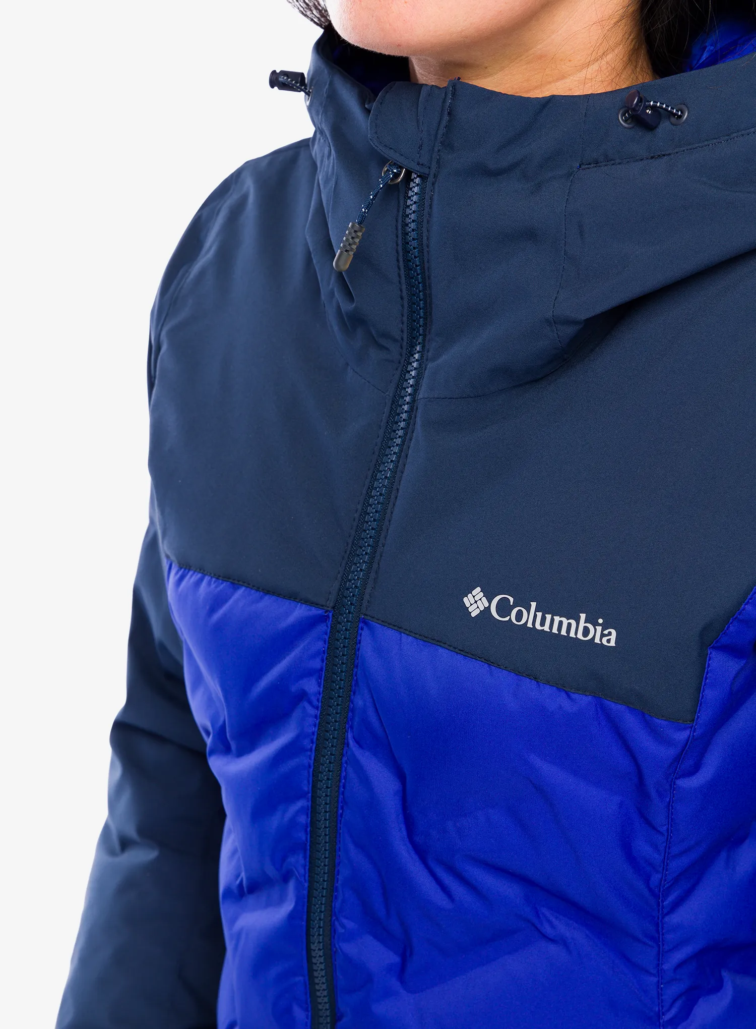 Ženska perjana jakna Columbia Grand Trek III Down Jacket - clematis blue/collegiate navy