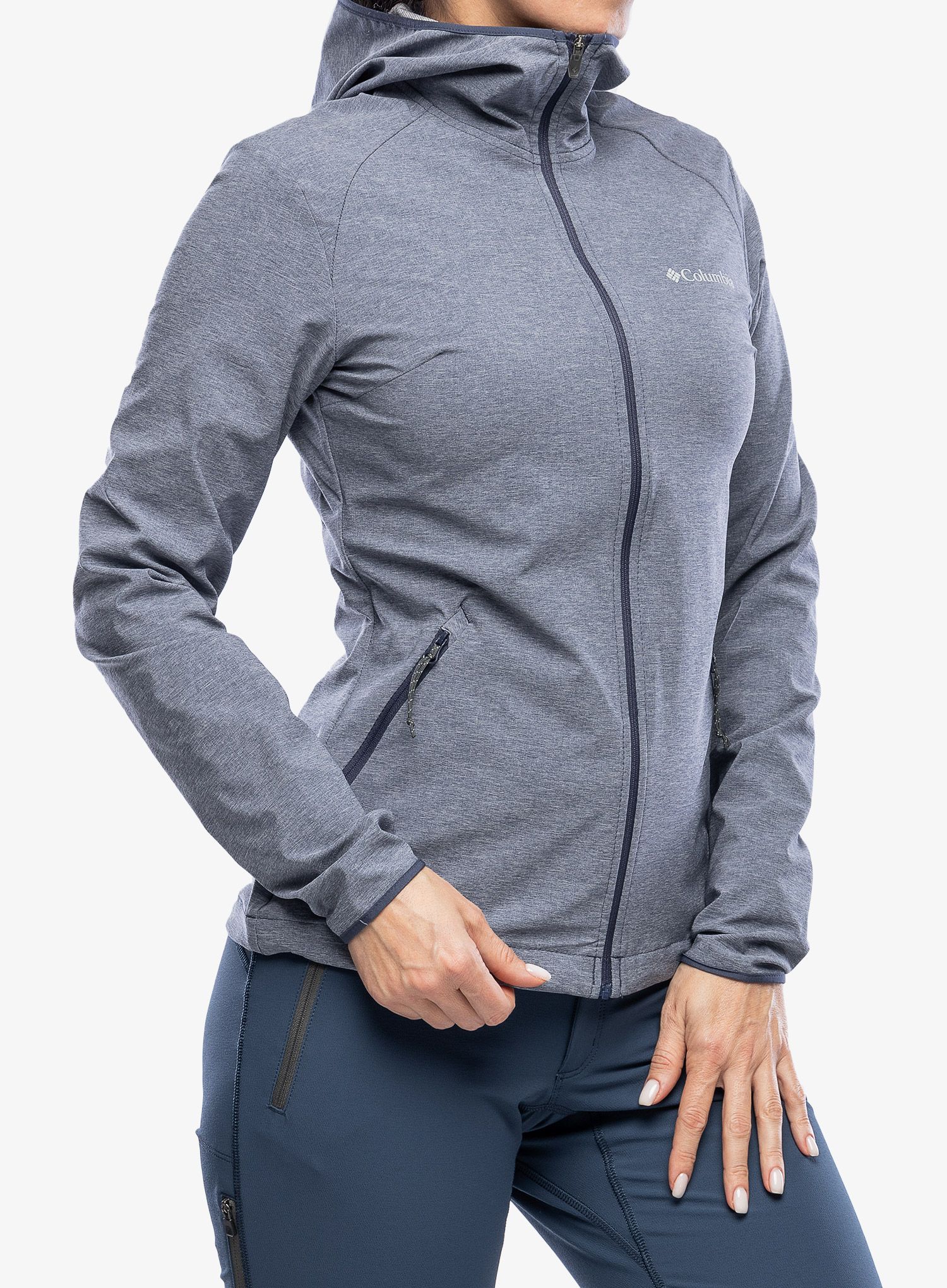 Ženska softshell jakna Columbia Heather Canyon Softshell - nocturnal heather