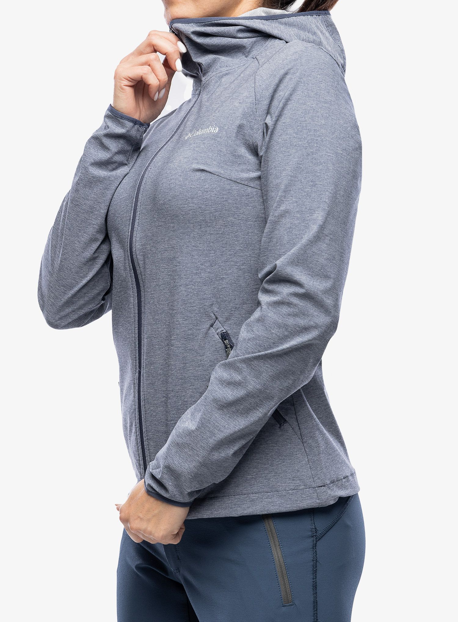 Ženska softshell jakna Columbia Heather Canyon Softshell - nocturnal heather