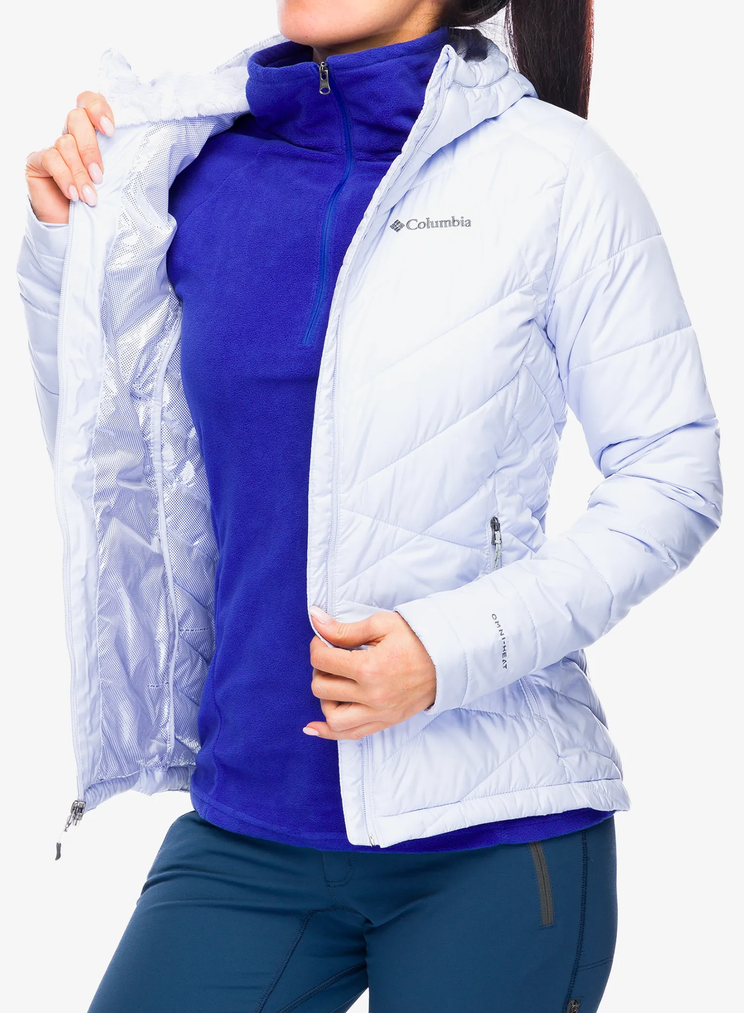 Jakna s postavom ženska Columbia Heavenly Hooded Jacket