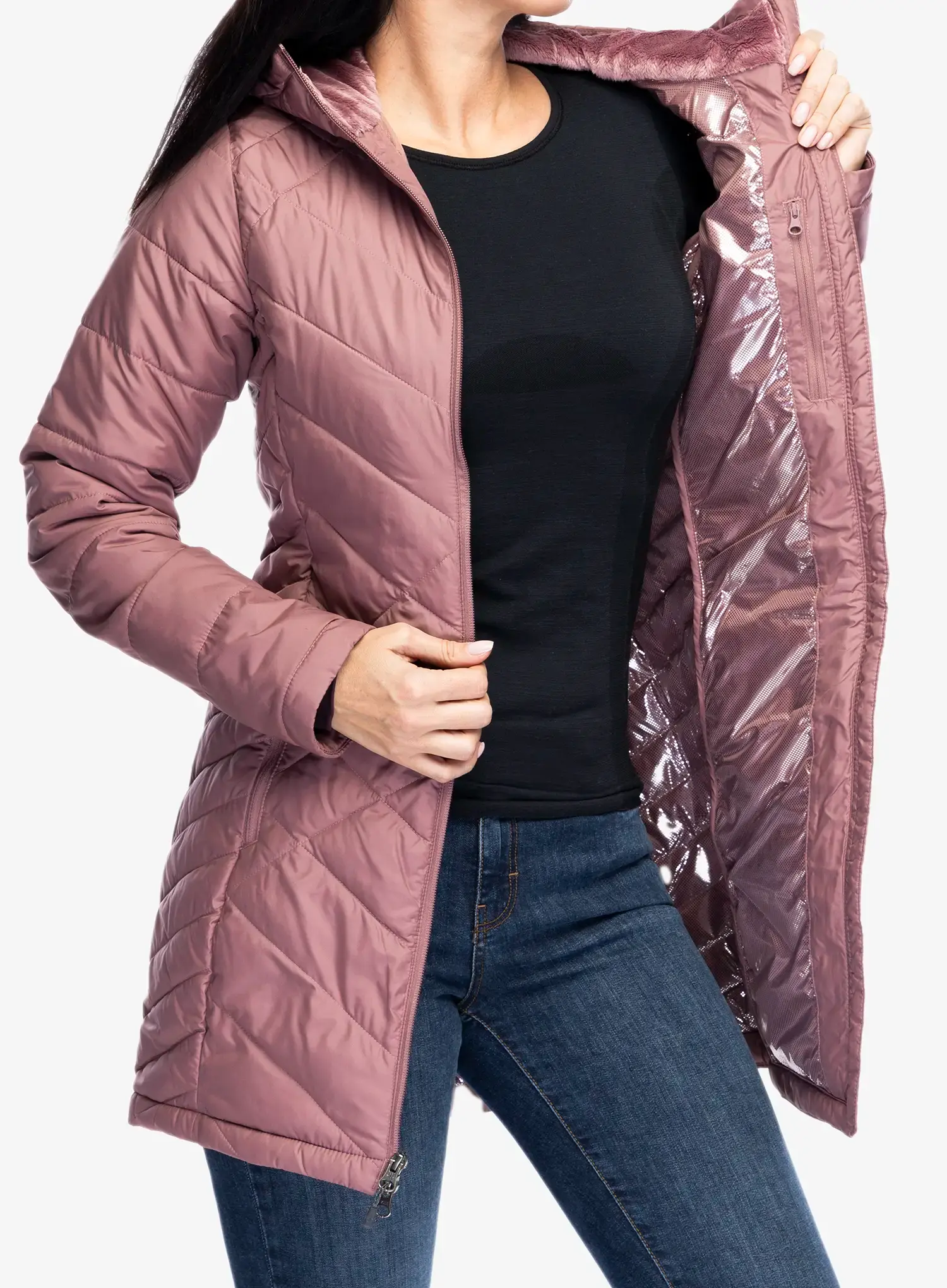 Ženski kaput Columbia Heavenly Long Hooded Jacket - fig
