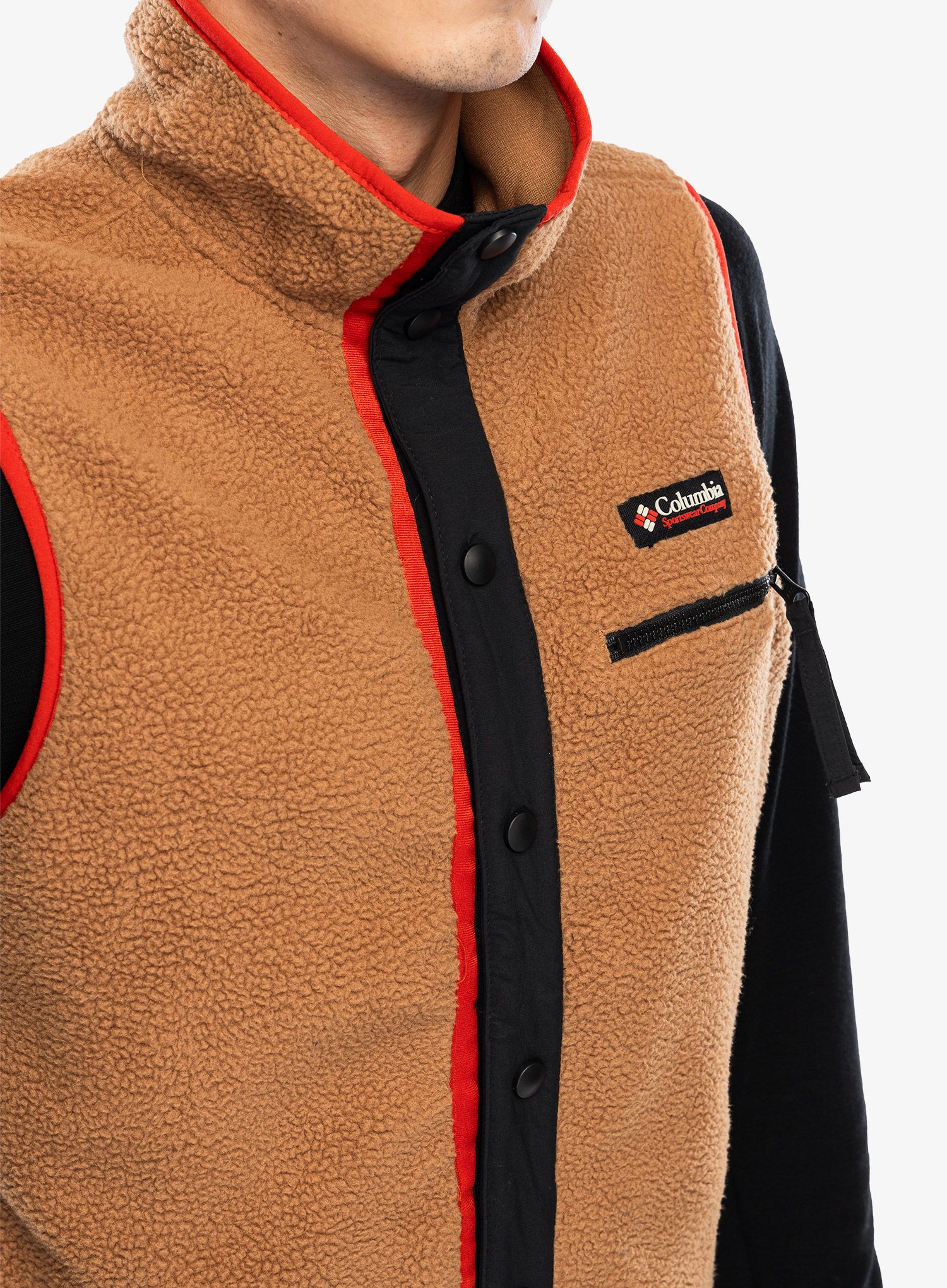 Prsluk Columbia Helvetia II Vest - camel brown