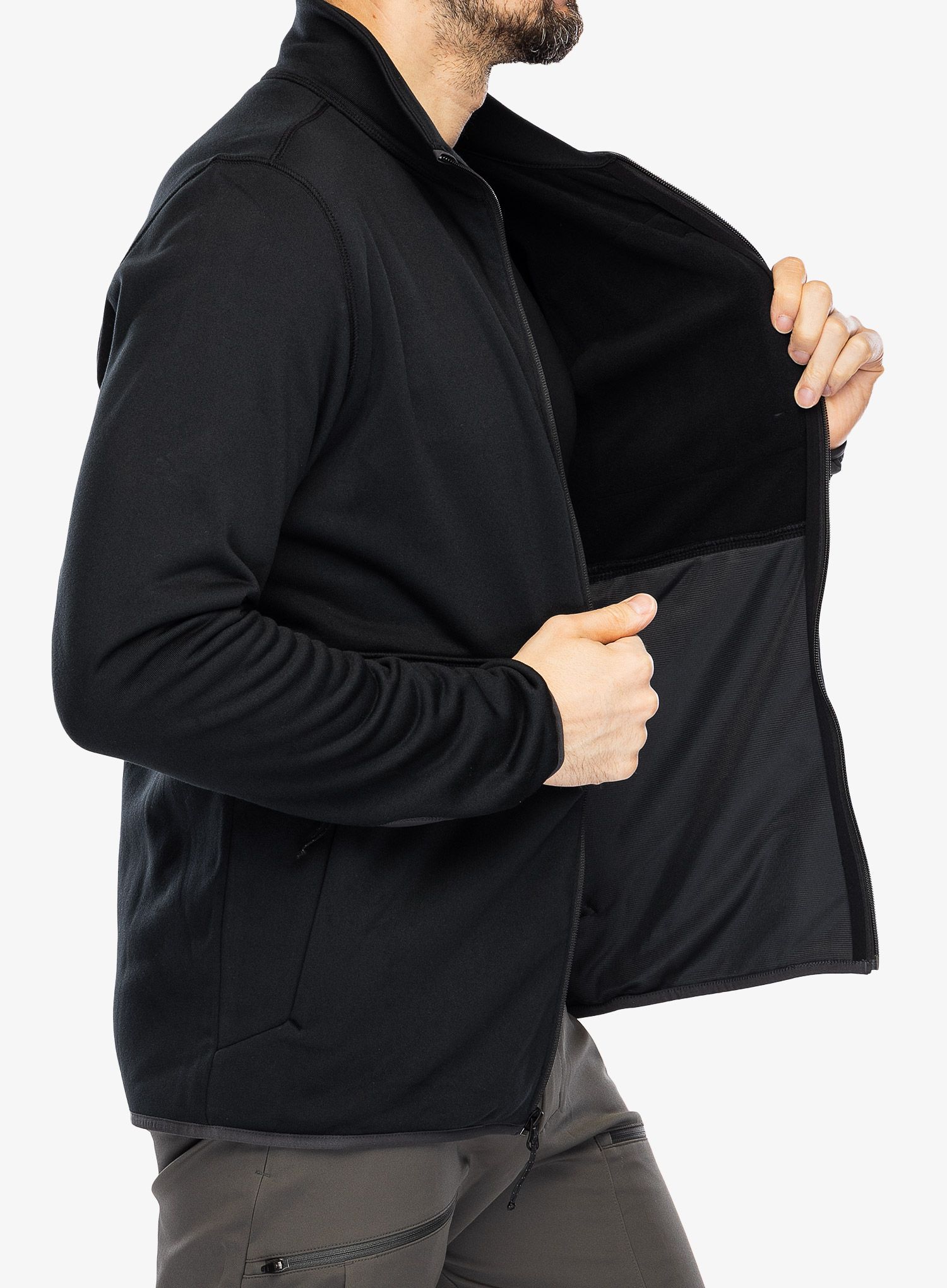 Dukserica na otkopčavanje Columbia Hike Full Zip - black