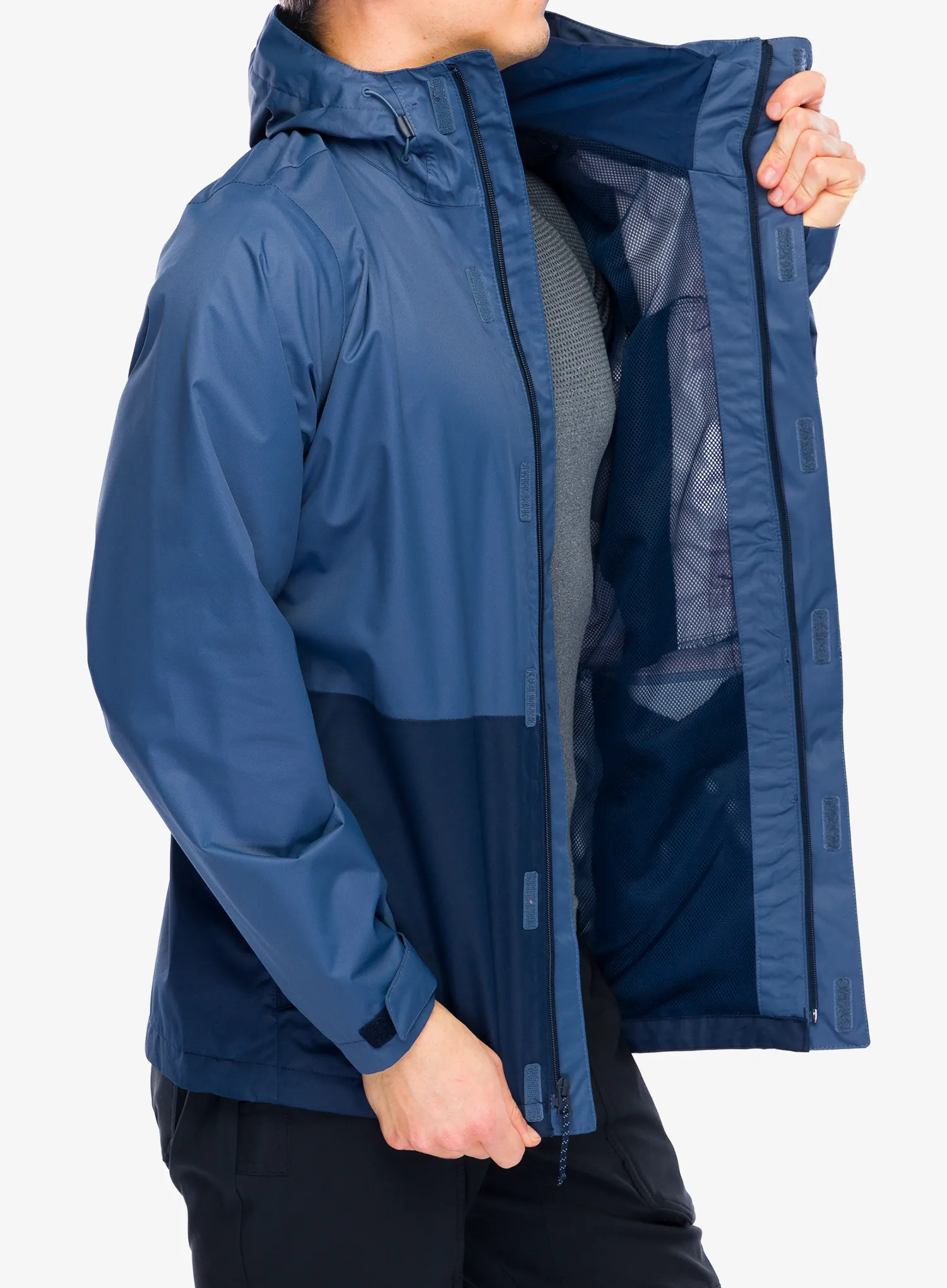 Kišna jakna Columbia Hikebound Jacket - dark mountain/collegiate navy