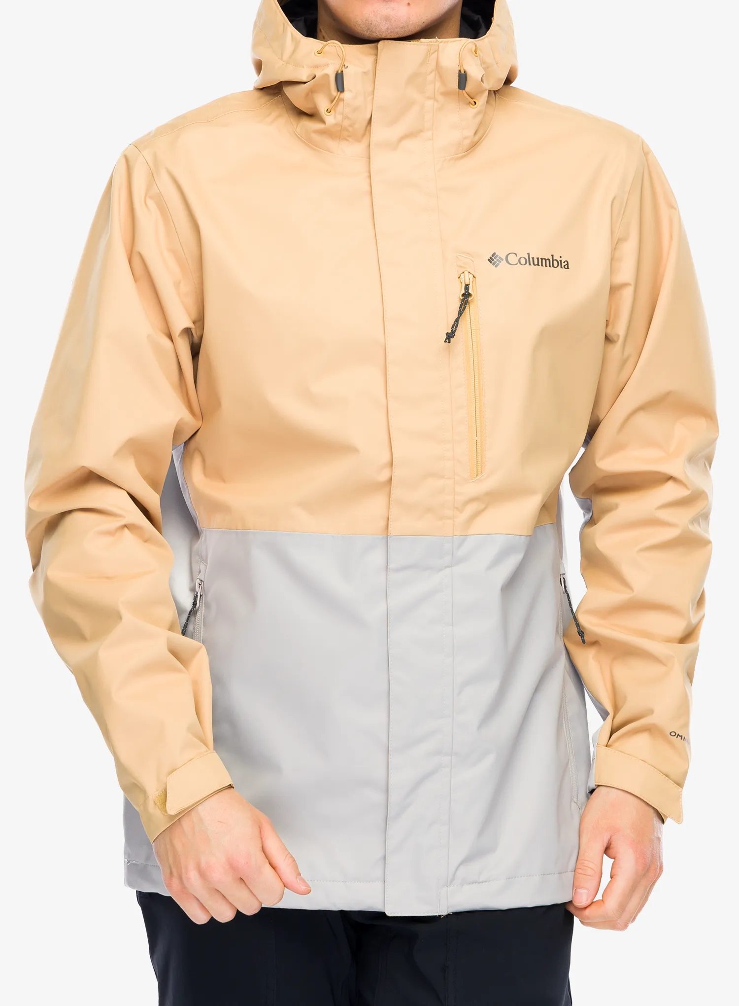 Kišna jakna Columbia Hikebound Jacket - light camel/flint grey
