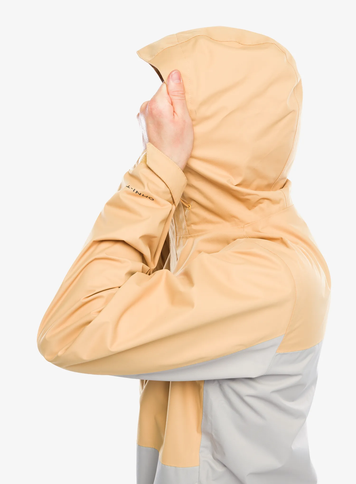 Kišna jakna Columbia Hikebound Jacket - light camel/flint grey