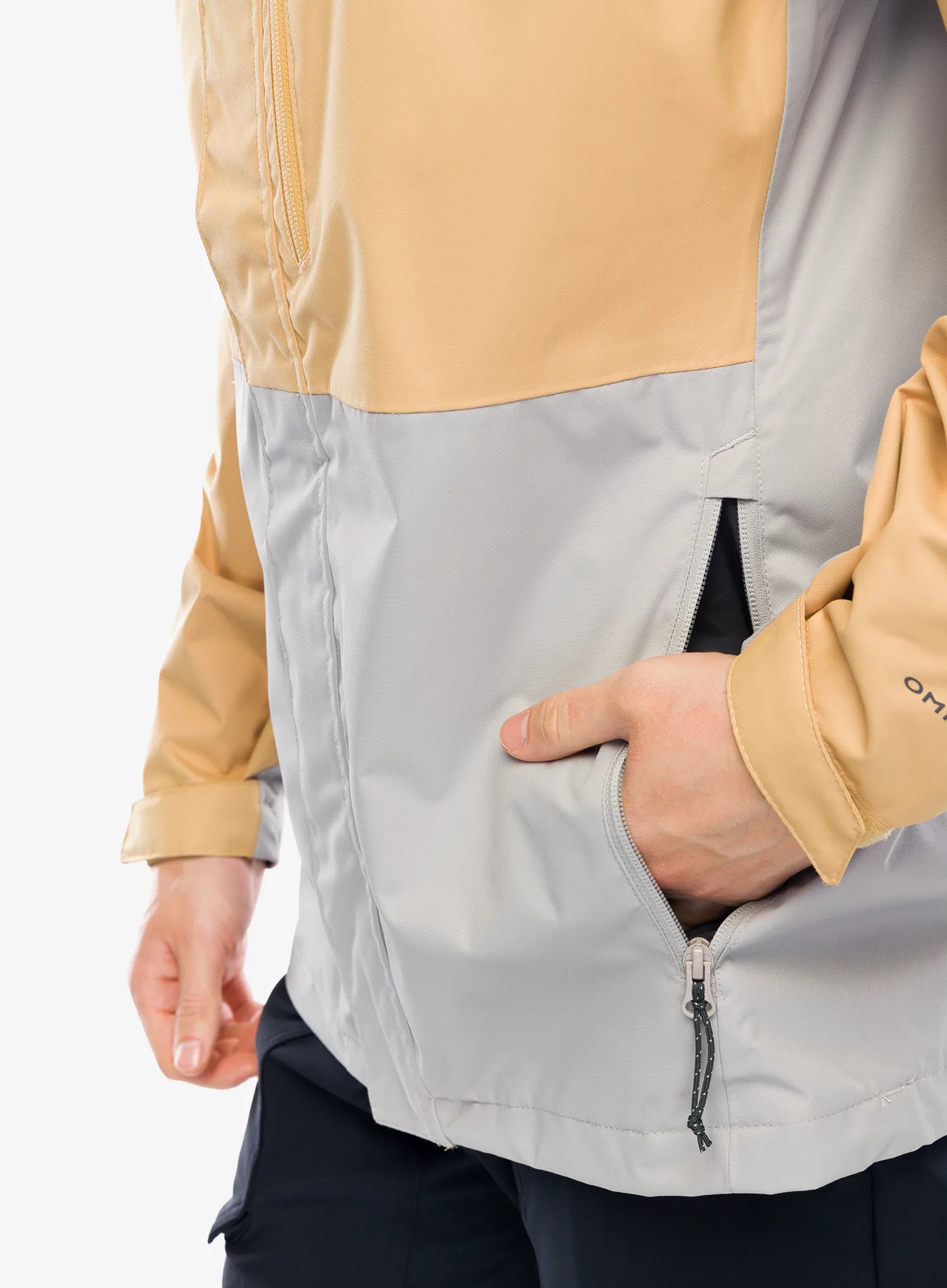Kišna jakna Columbia Hikebound Jacket - light camel/flint grey