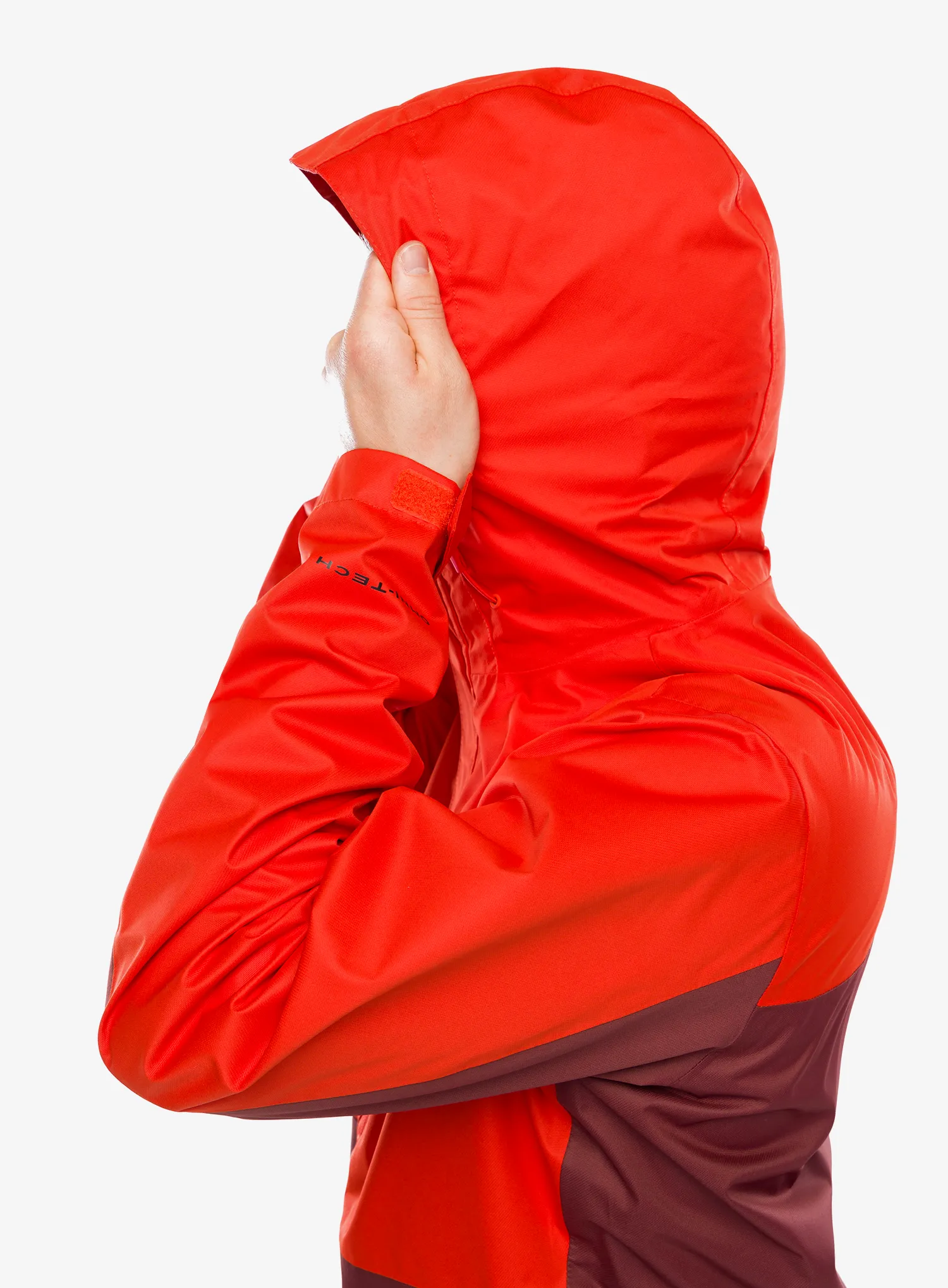 Kišna jakna Columbia Hikebound Jacket - spicy/spice