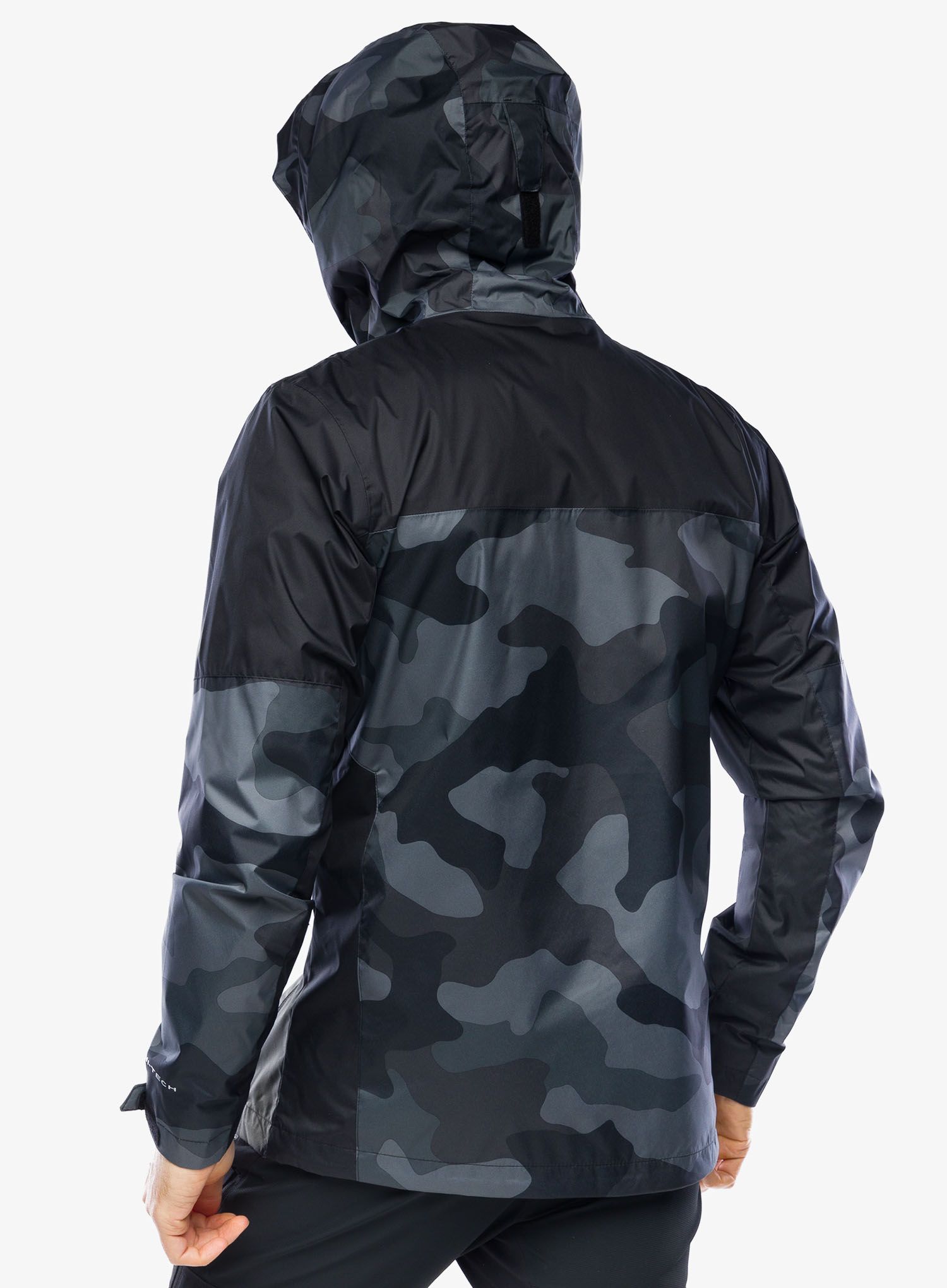Kišna jakna Columbia Inner Limits III Jacket - black mod camo print/black