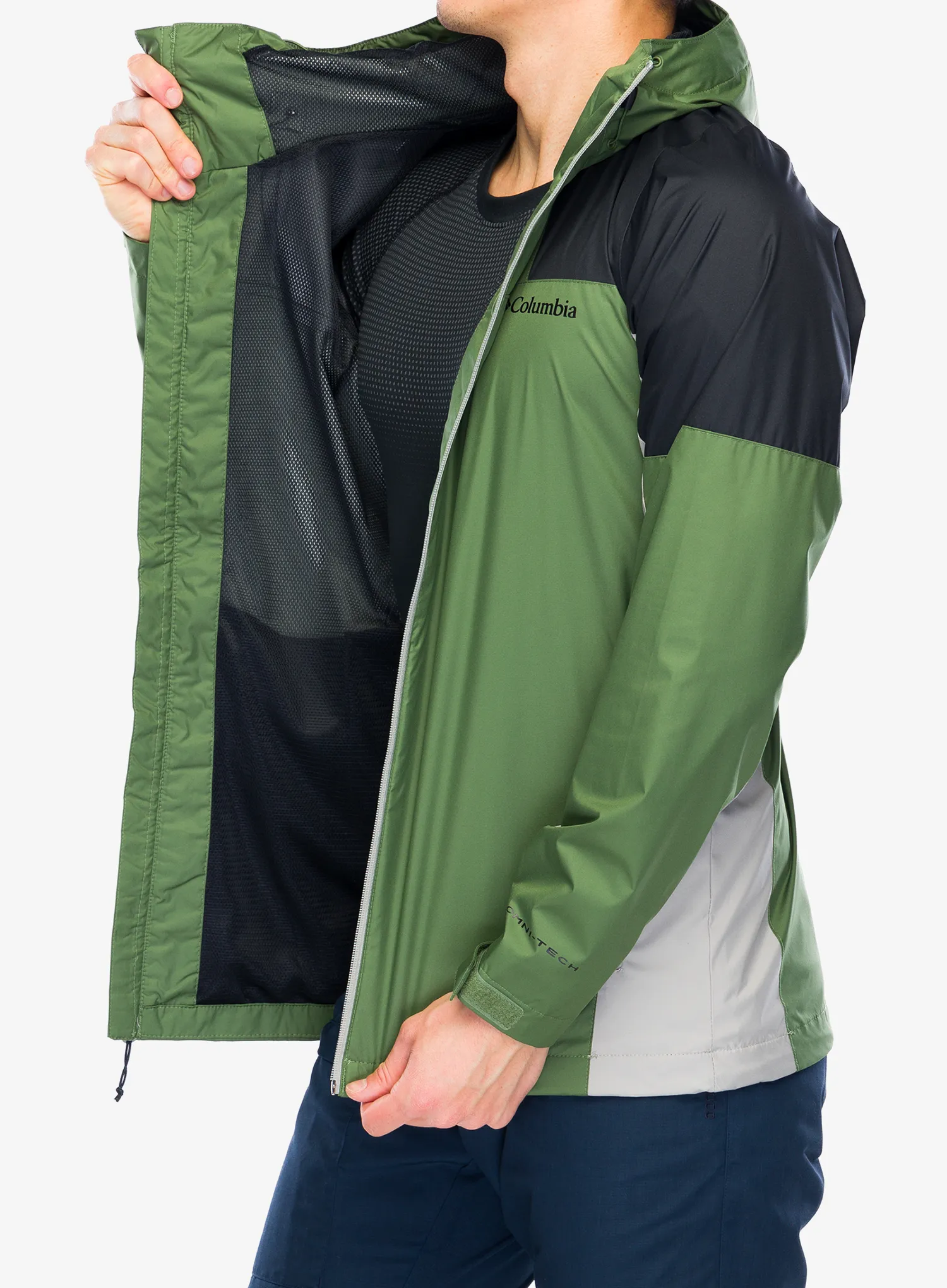 Kišna jakna Columbia Inner Limits III Jacket - canteen/black/flint grey