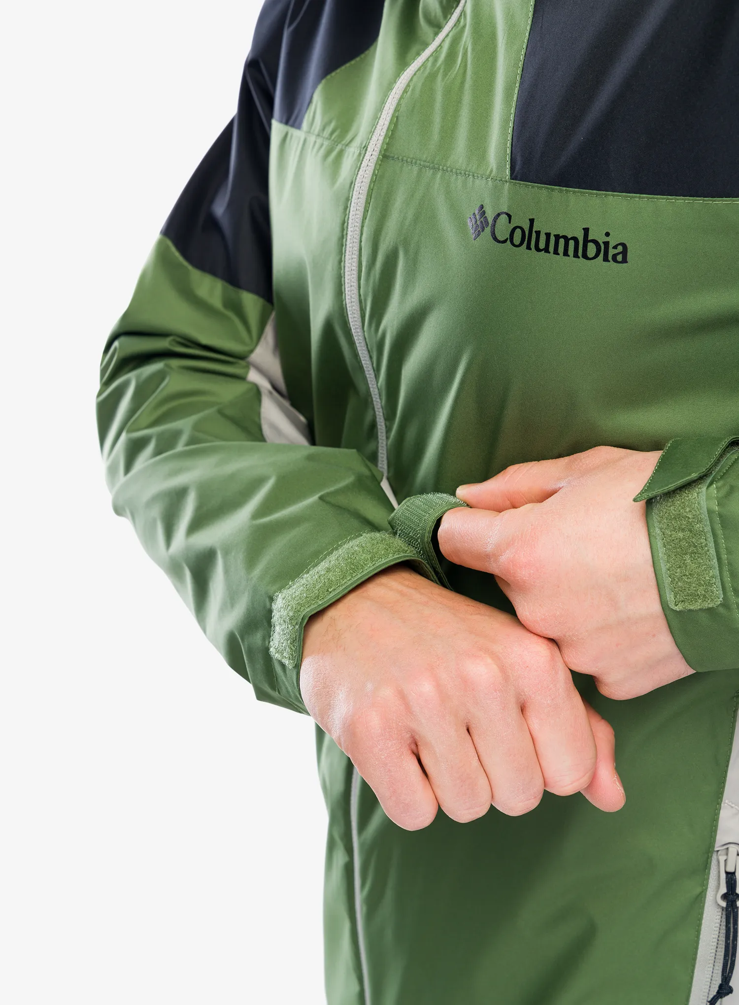 Kišna jakna Columbia Inner Limits III Jacket - canteen/black/flint grey