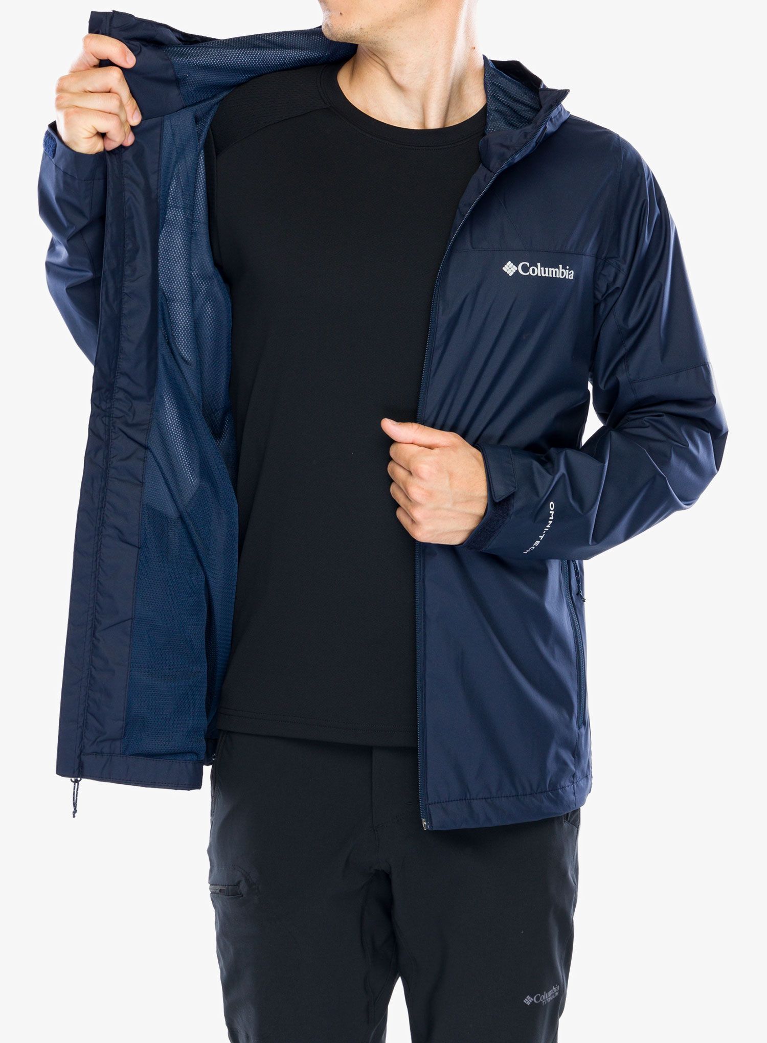 Kišna jakna Columbia Inner Limits III Jacket - collegiate navy