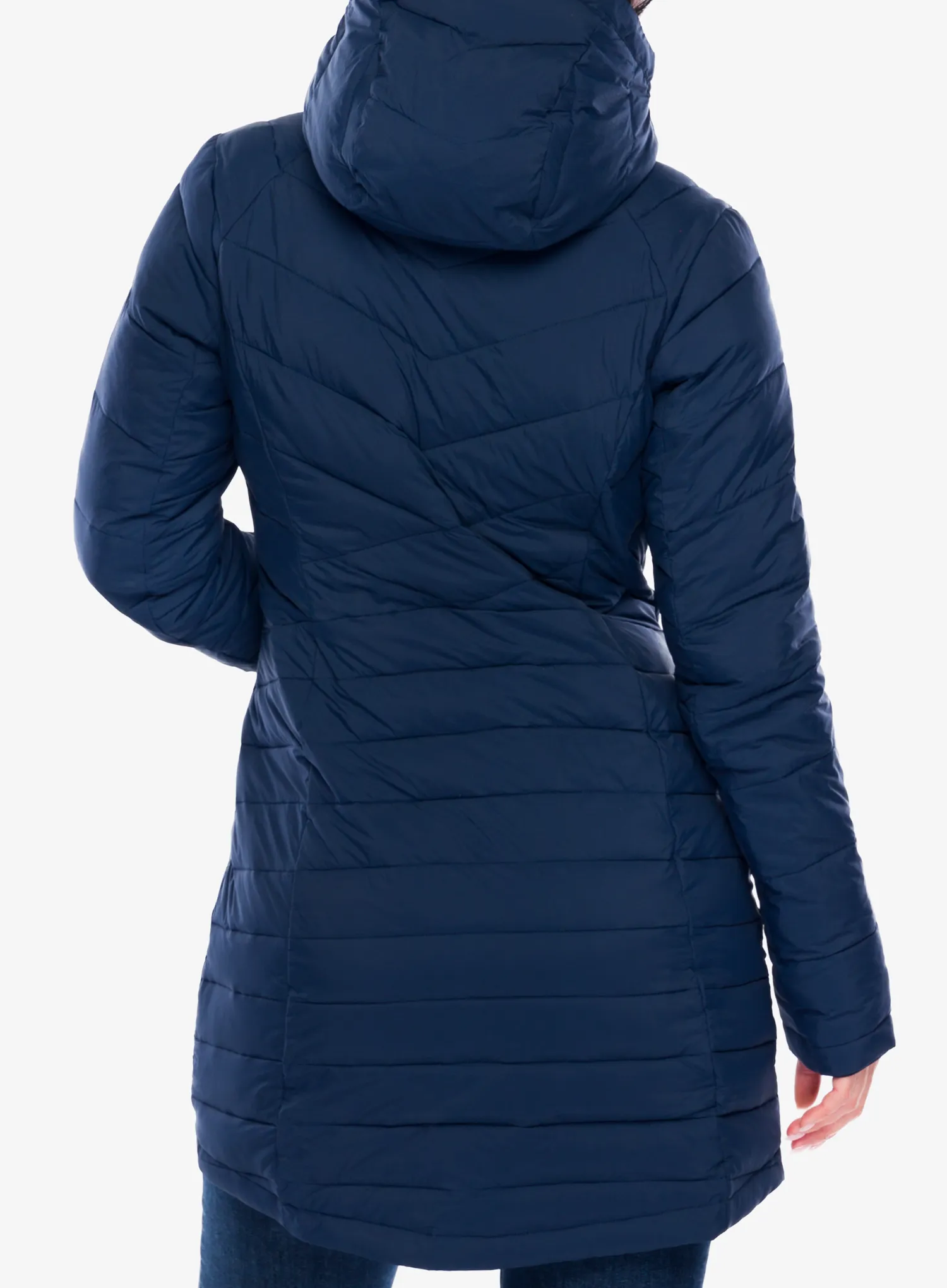 Ženski kaput Columbia Joy Peak II Mid Jacket - collegiate navy/snowdrift/blue