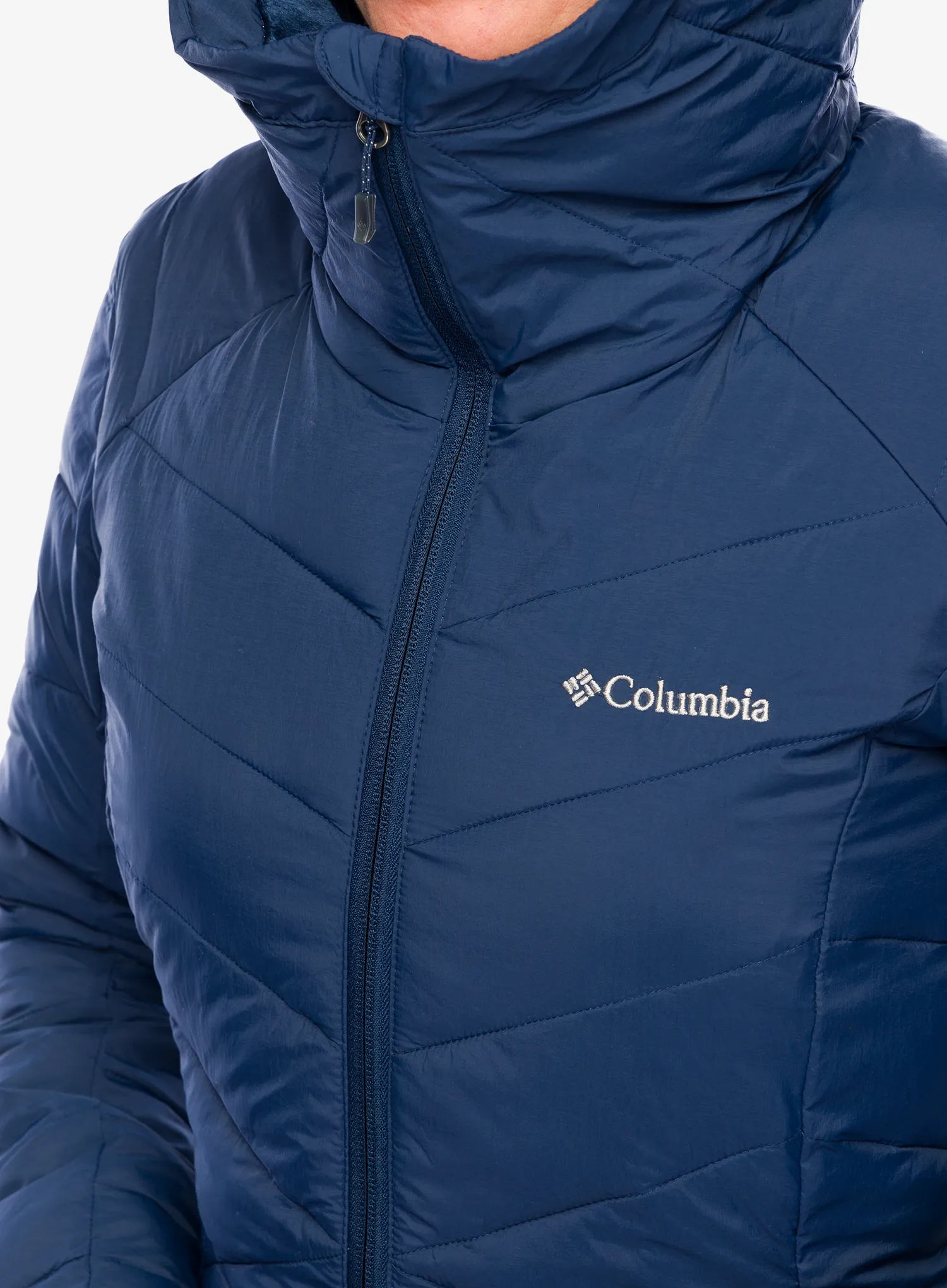 Ženski kaput Columbia Joy Peak II Mid Jacket - collegiate navy/snowdrift/blue