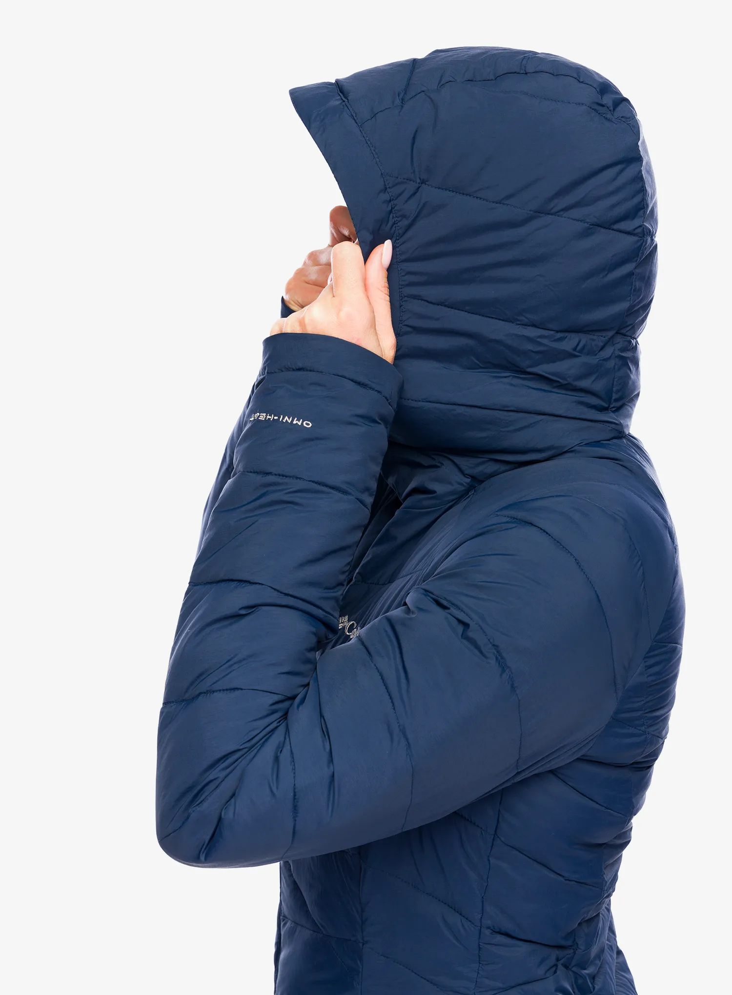 Ženski kaput Columbia Joy Peak II Mid Jacket - collegiate navy/snowdrift/blue