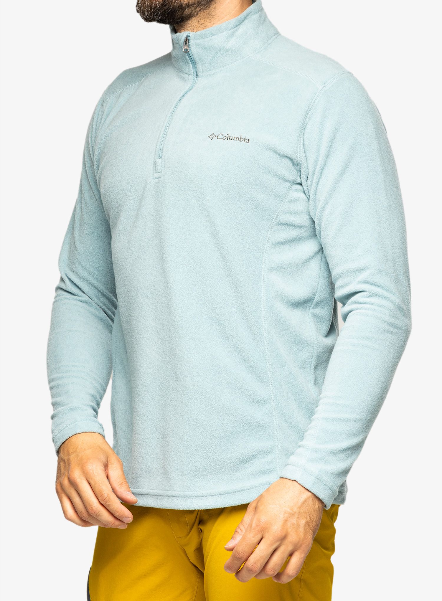 Dukserica Columbia Klamath Range II Half Zip - stone blue