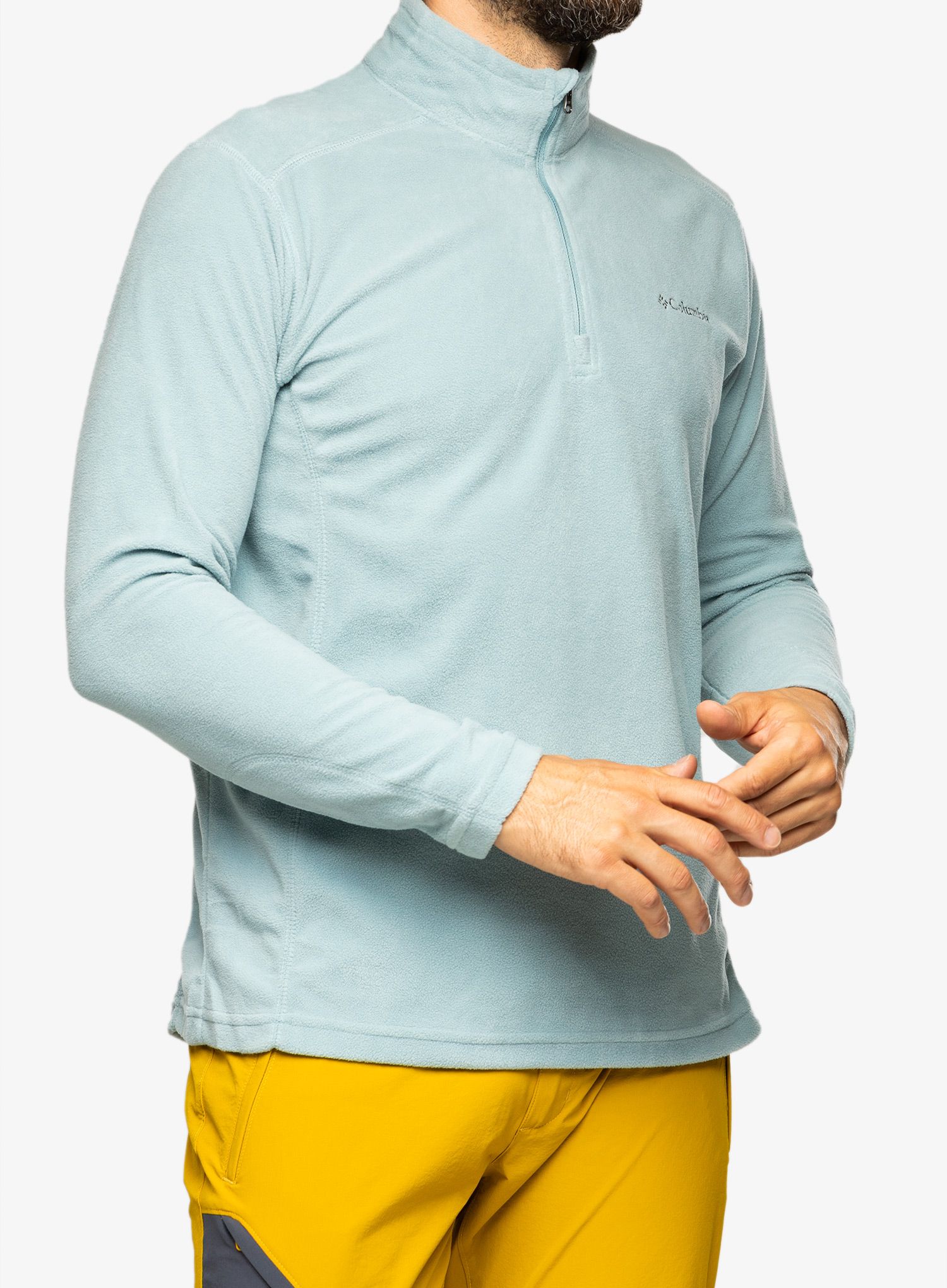 Dukserica Columbia Klamath Range II Half Zip - stone blue