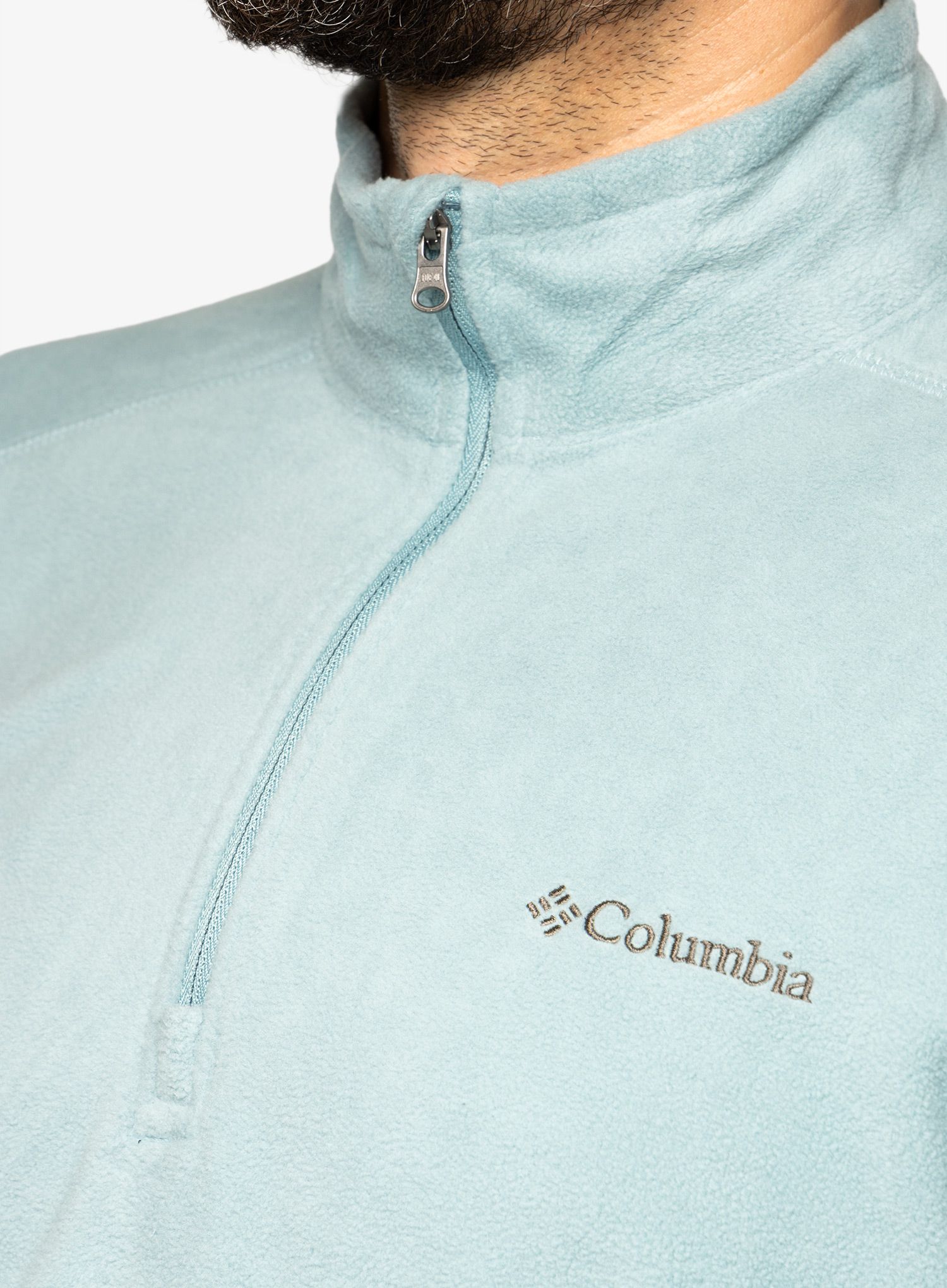 Dukserica Columbia Klamath Range II Half Zip - stone blue