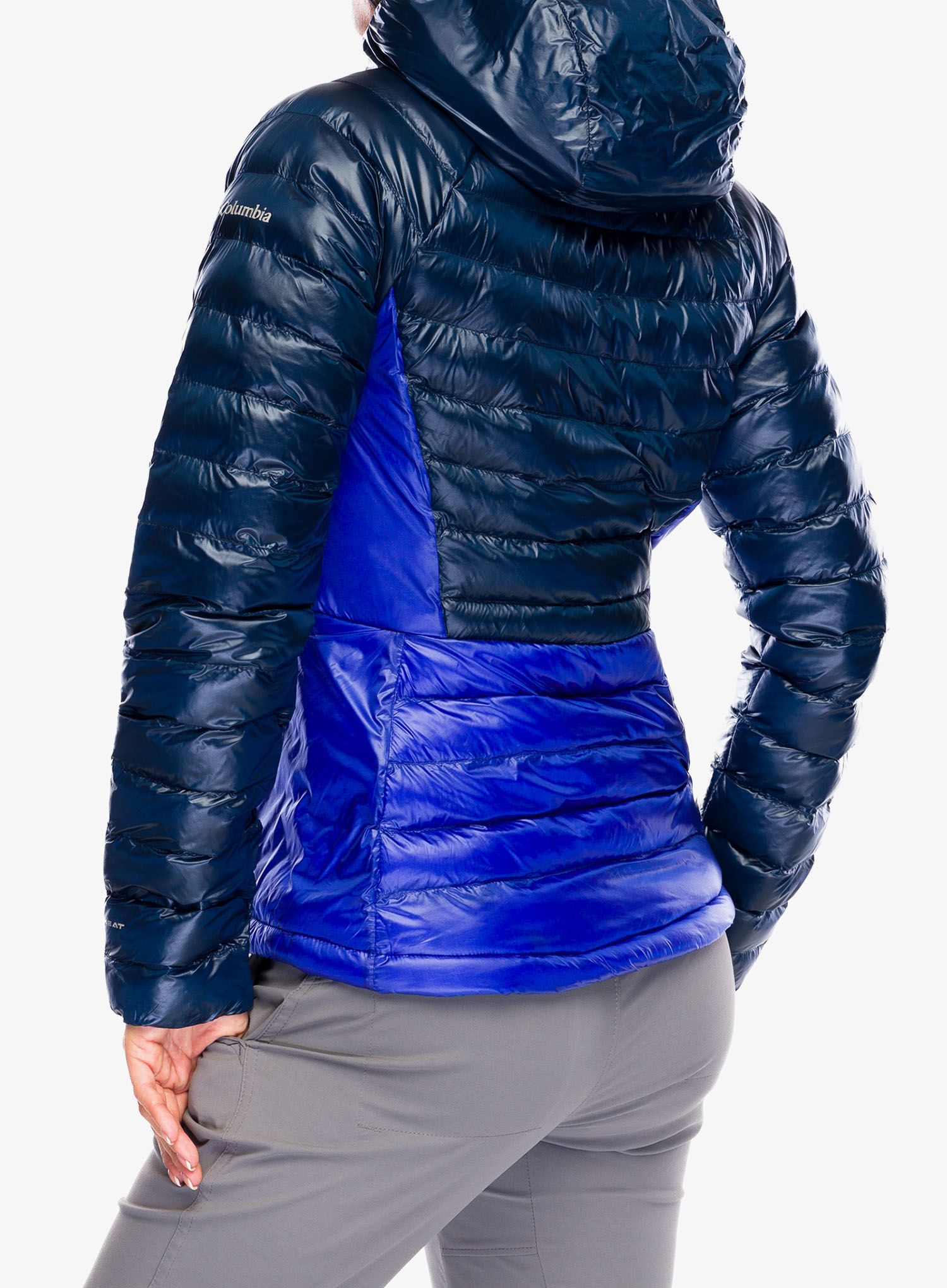 Ženska jakna Columbia Labyrinth Loop II Hooded Jacket - collegiate navy/clematis blue