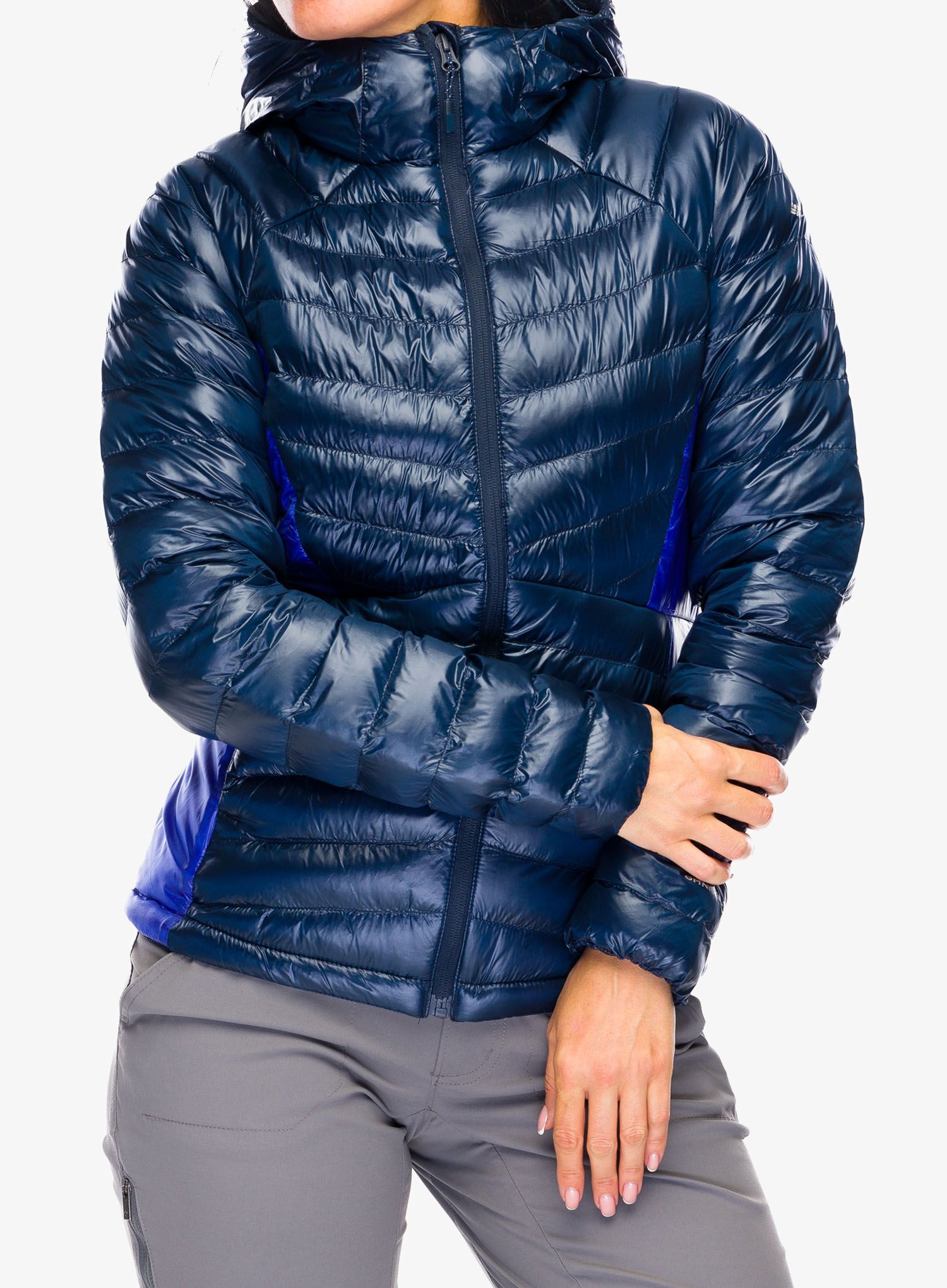 Ženska jakna Columbia Labyrinth Loop II Hooded Jacket - collegiate navy/clematis blue