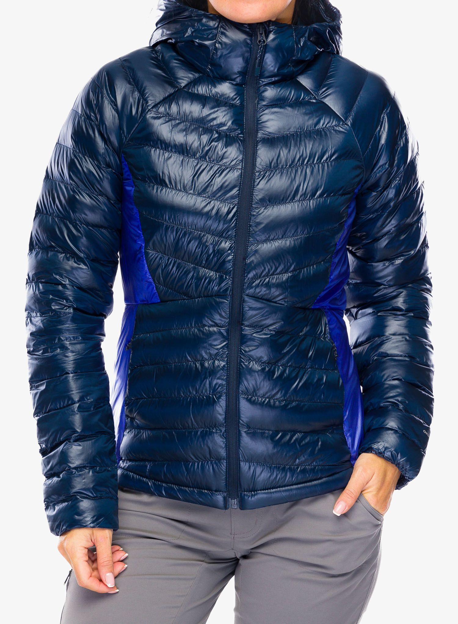 Ženska jakna Columbia Labyrinth Loop II Hooded Jacket - collegiate navy/clematis blue