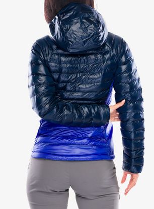 Ženska jakna Columbia Labyrinth Loop II Hooded Jacket - collegiate navy/clematis blue