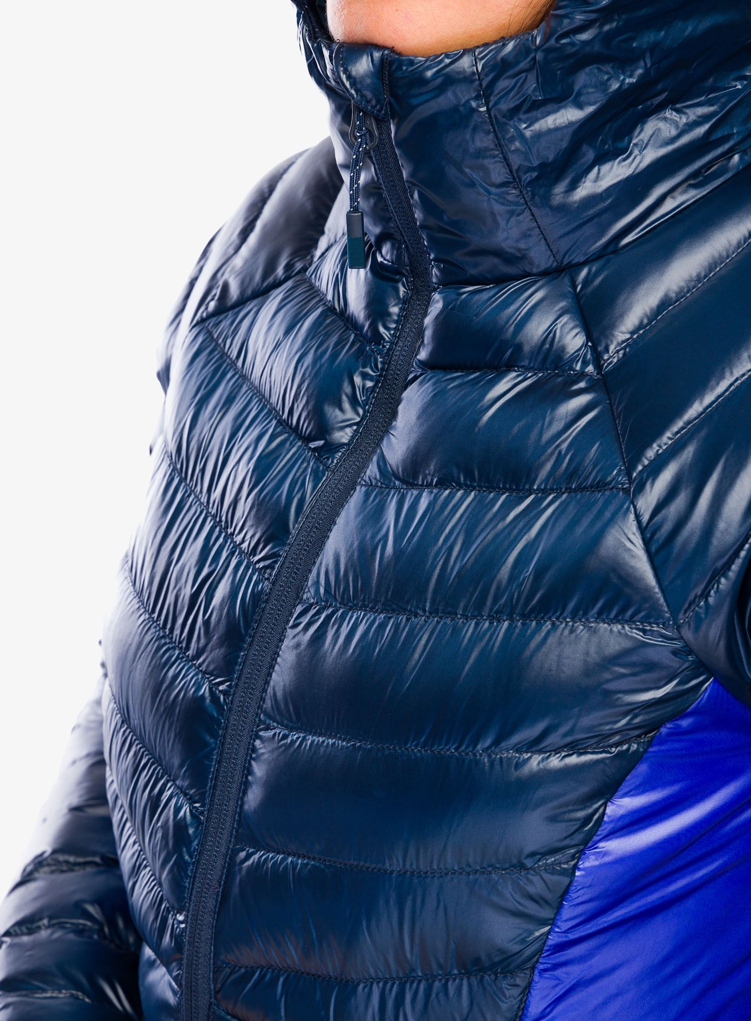 Ženska jakna Columbia Labyrinth Loop II Hooded Jacket - collegiate navy/clematis blue
