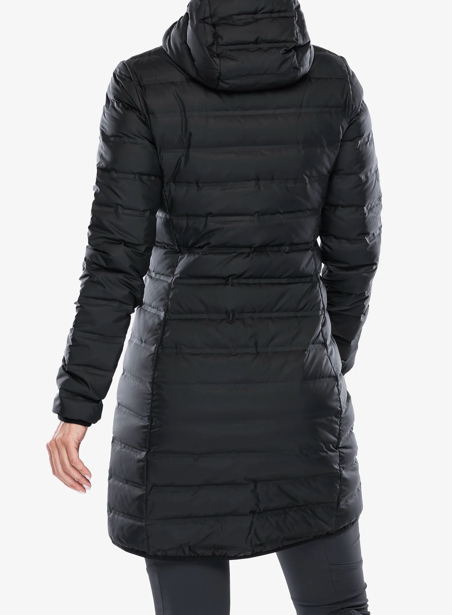 Ženski perjani kaput Columbia Lake 22  II Down Long Hooded Jacket - black