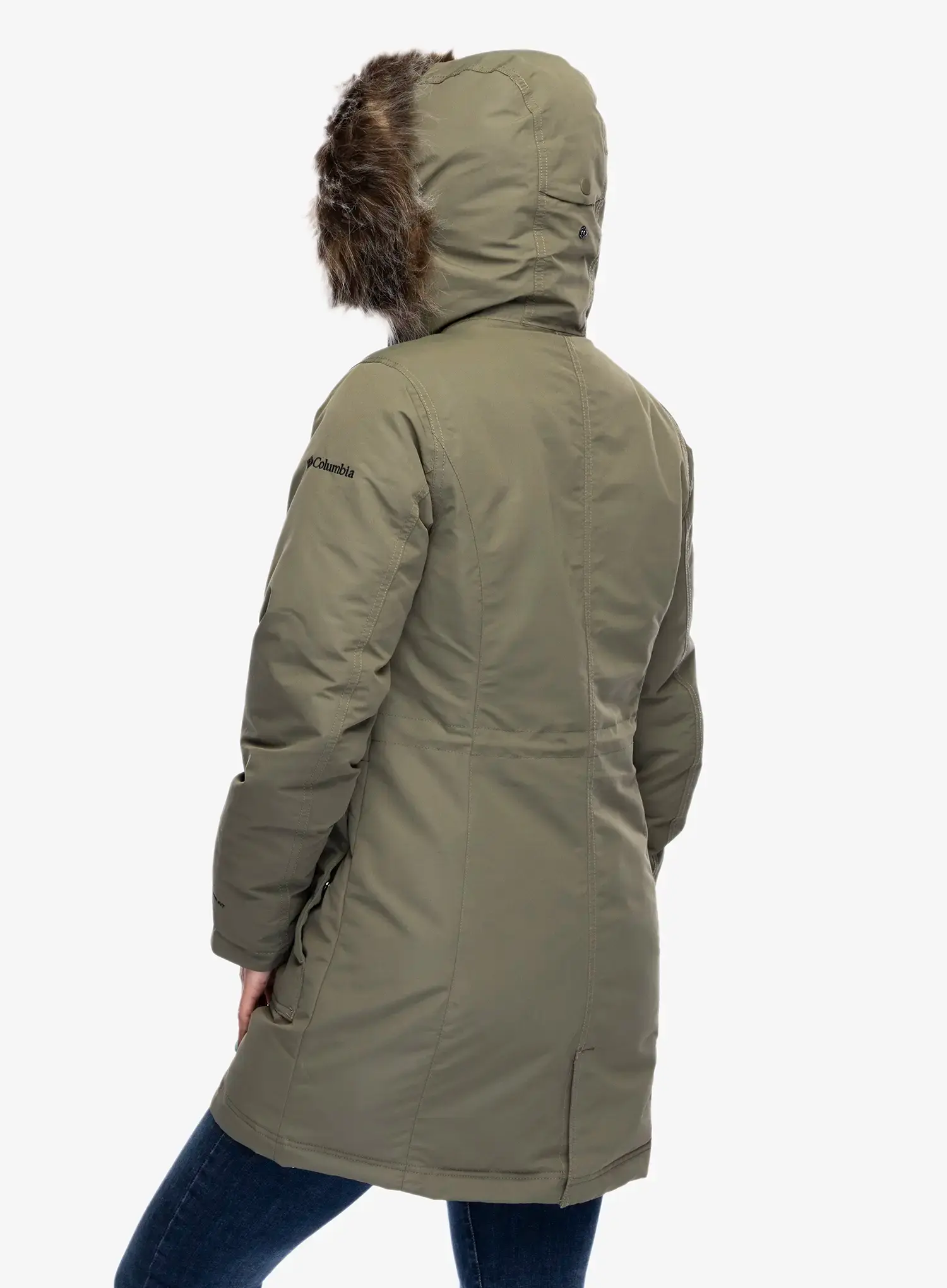 Ženski kaput Columbia Little Si II Insulated Parka - stone green
