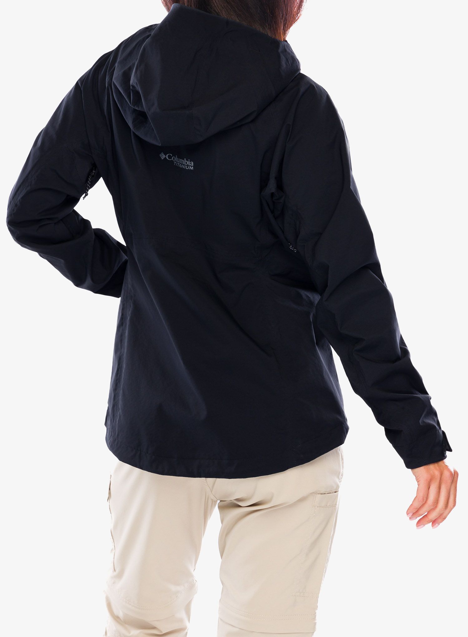 Ženska kišna jakna Columbia Mazama Trail Shell - black