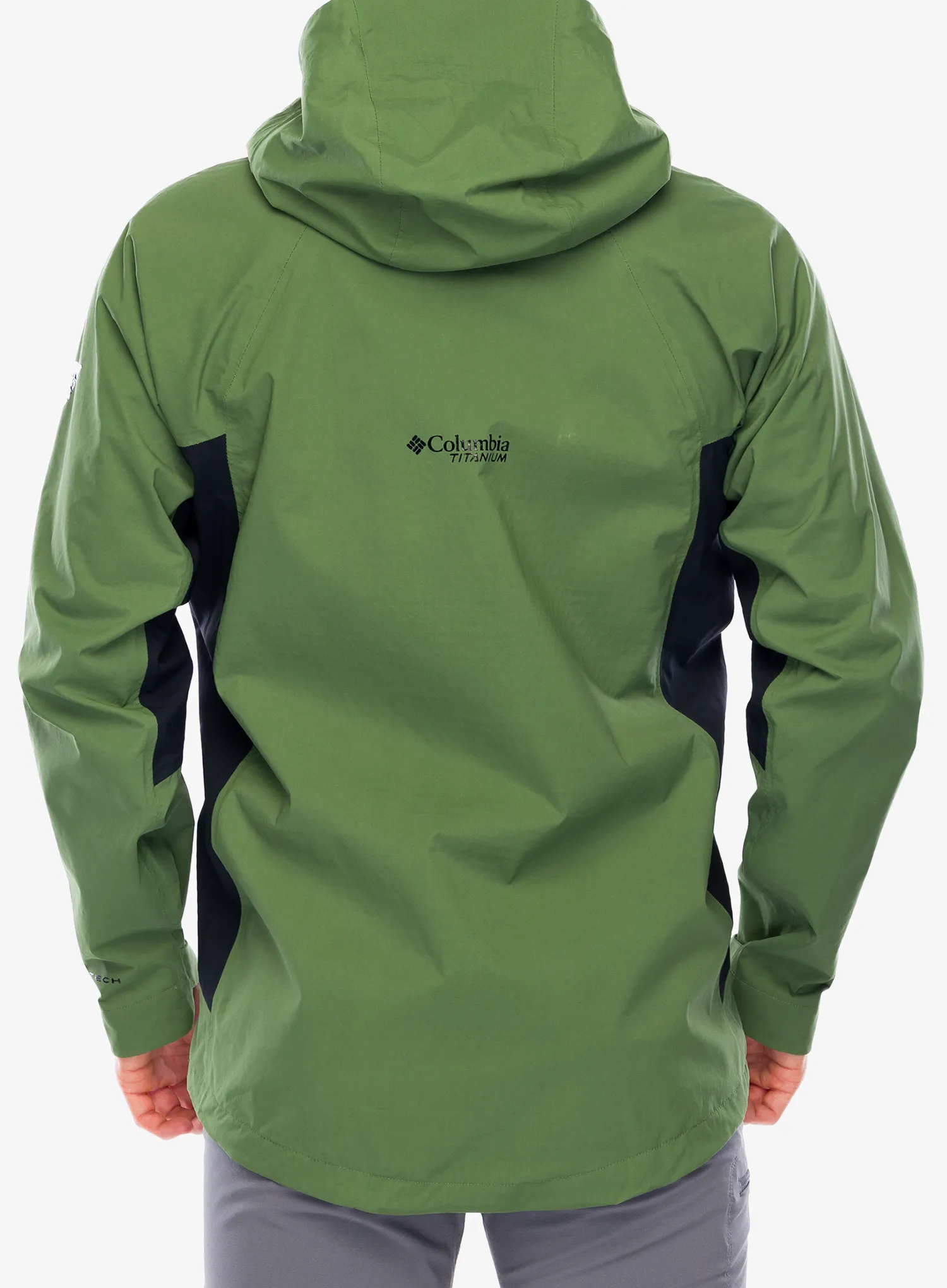 Kišna jakna Columbia Mazama Trail Shell - canteen/black