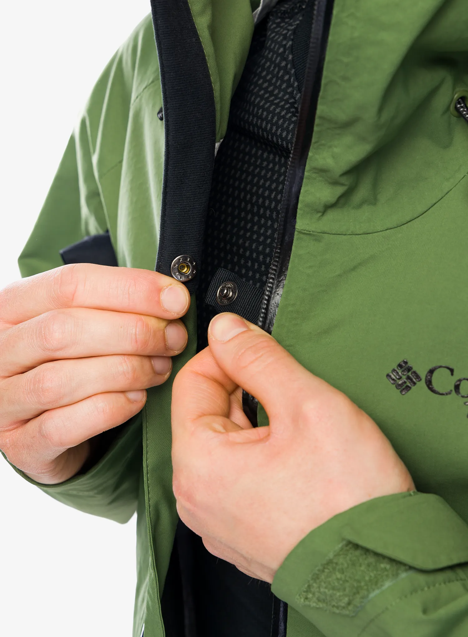Kišna jakna Columbia Mazama Trail Shell - canteen/black