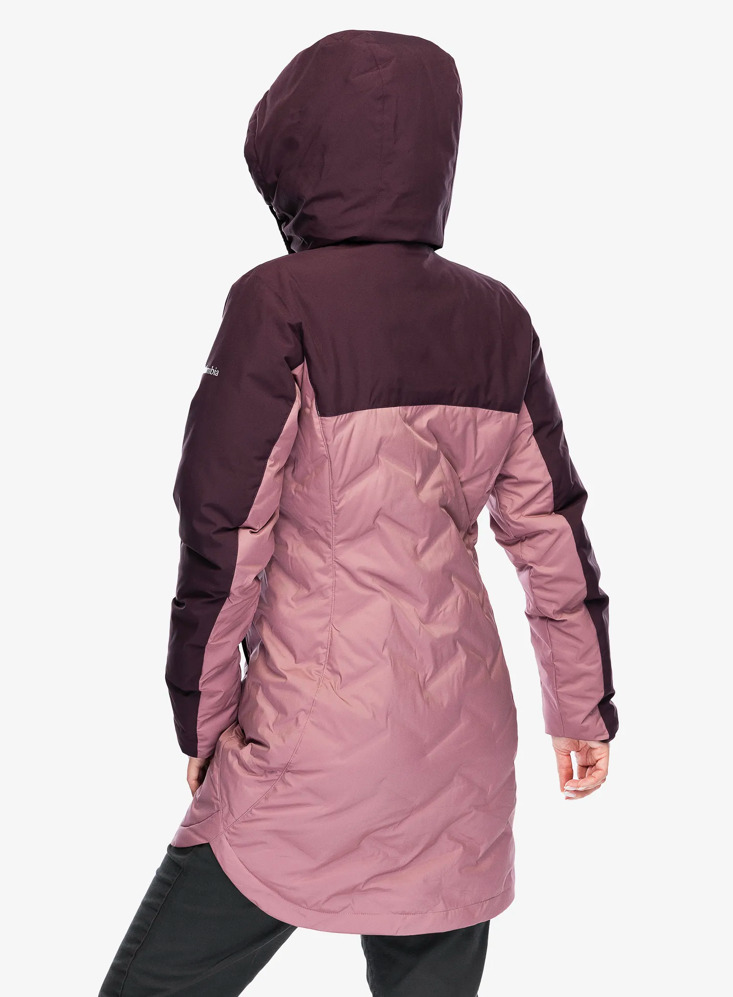 Ženski perjani kaput Columbia Mountain Croo III Mid Down Jacket - fig/moonvista
