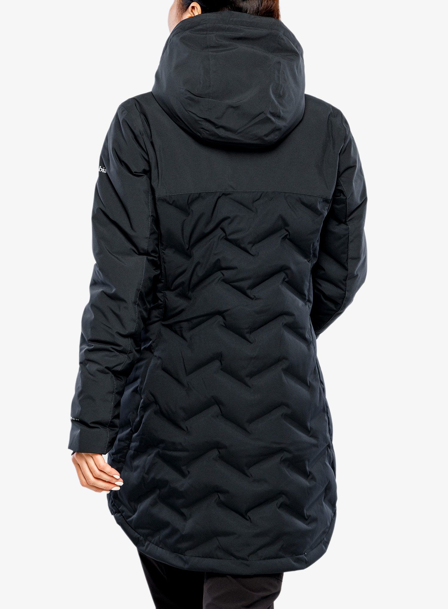 Ženski perjani kaput Columbia Mountain Croo II Mid Down Jacket - black