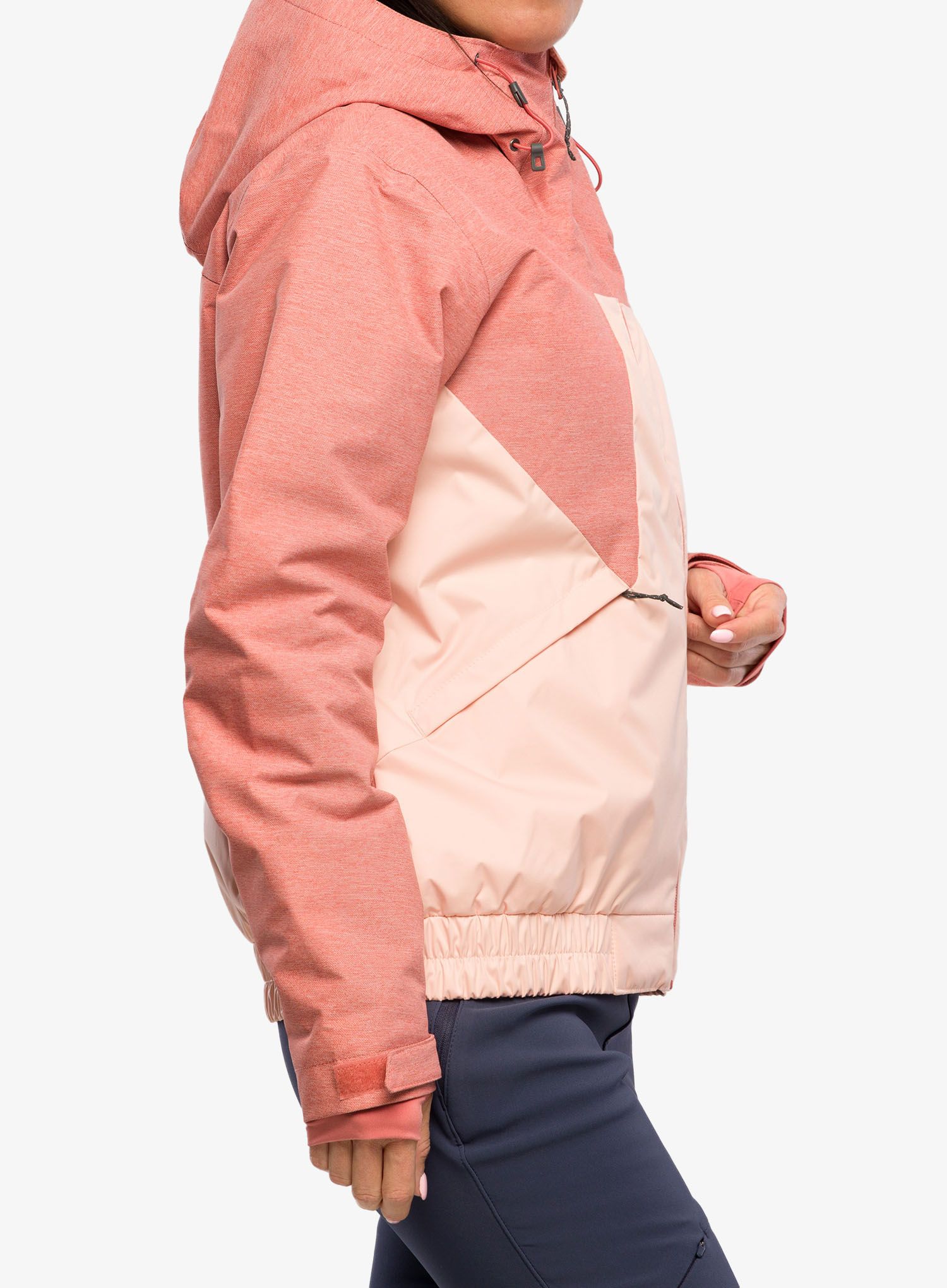 Ženska jakna Columbia Oso Mountain Jacket - peach blossom/dark coral
