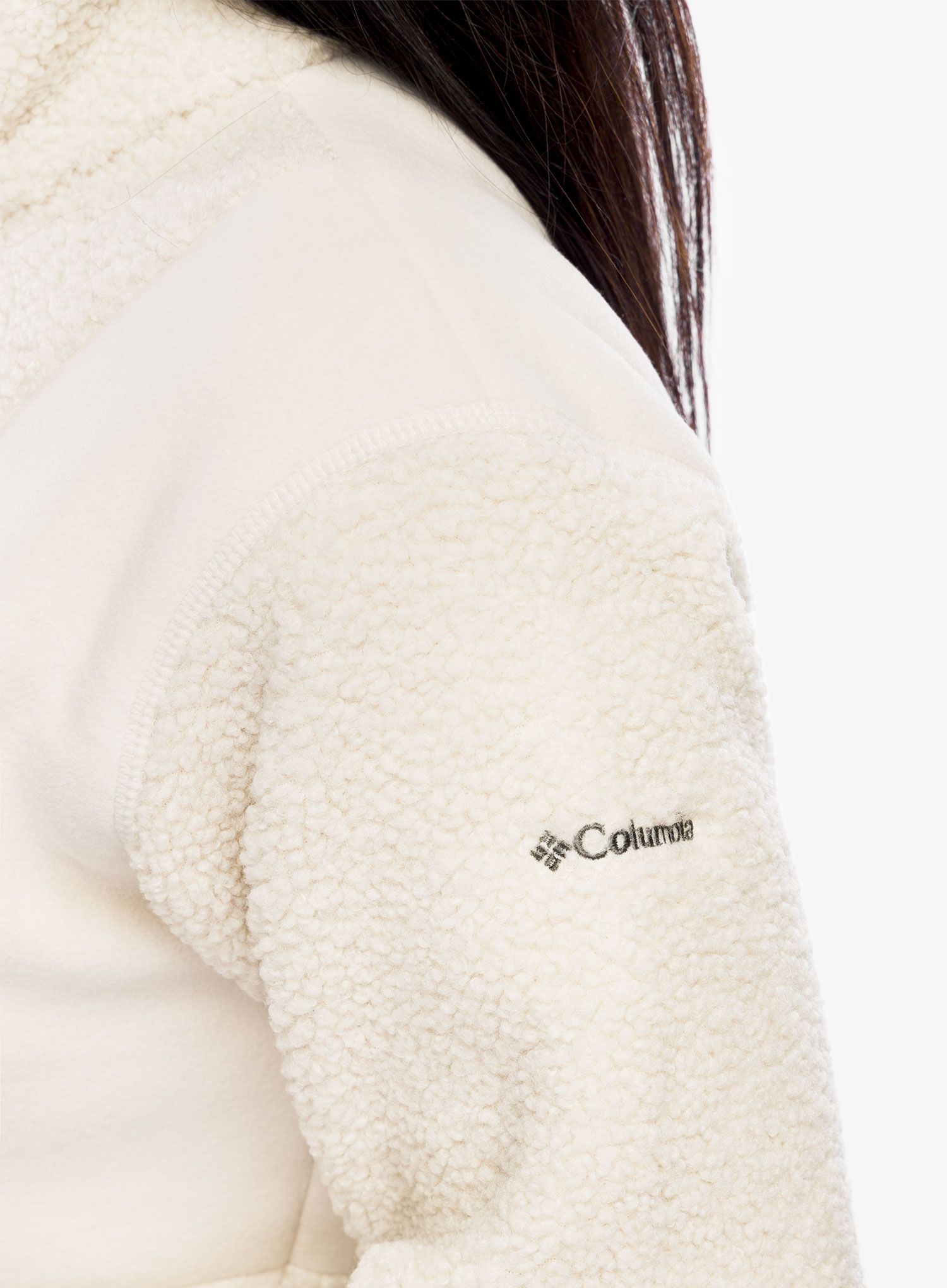 Ženska jakna od flisa Columbia Panorama Full Zip II - dark stone