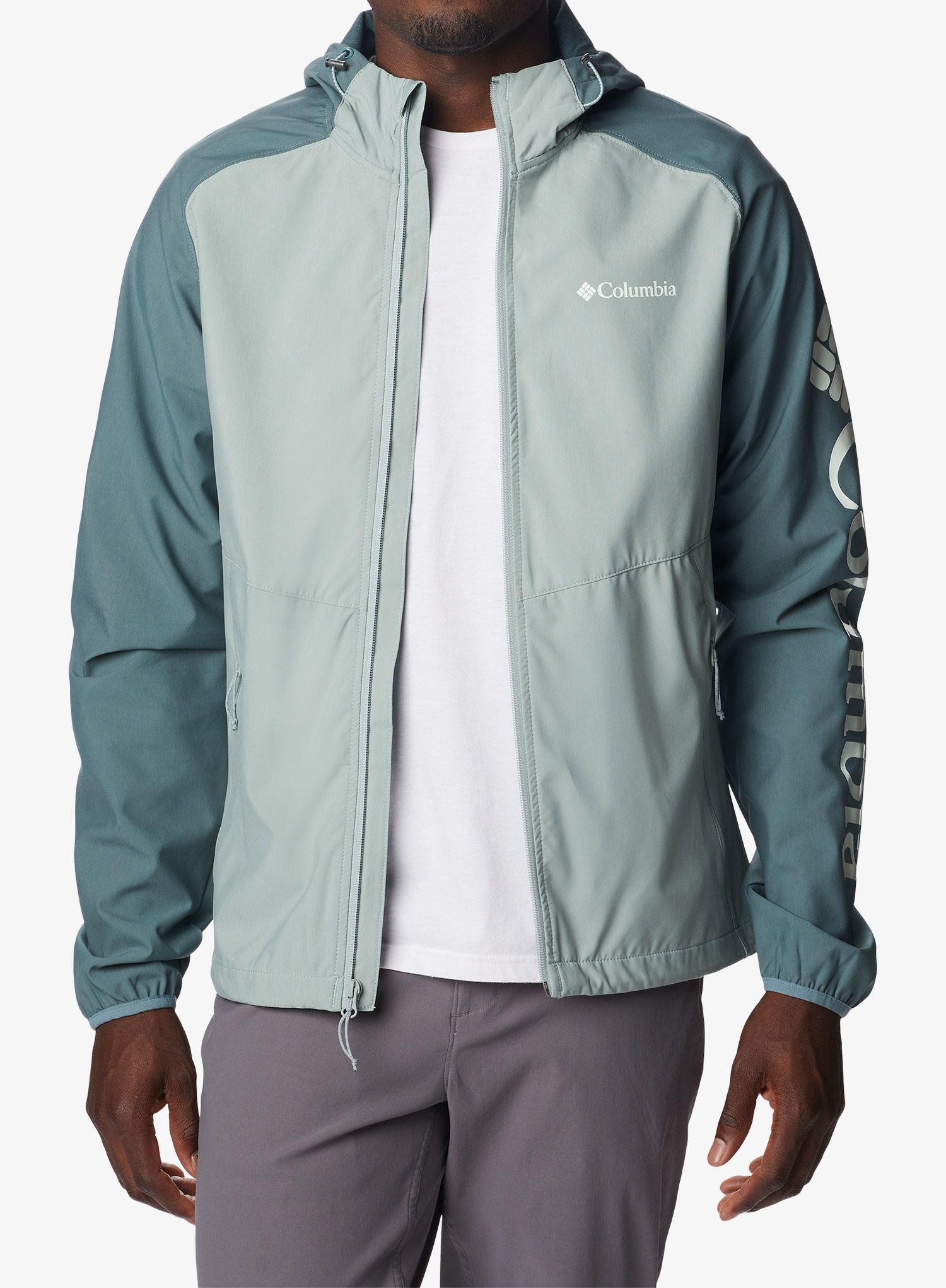 Softshell jakna Columbia Panther Creek Jacket - niagara/metal