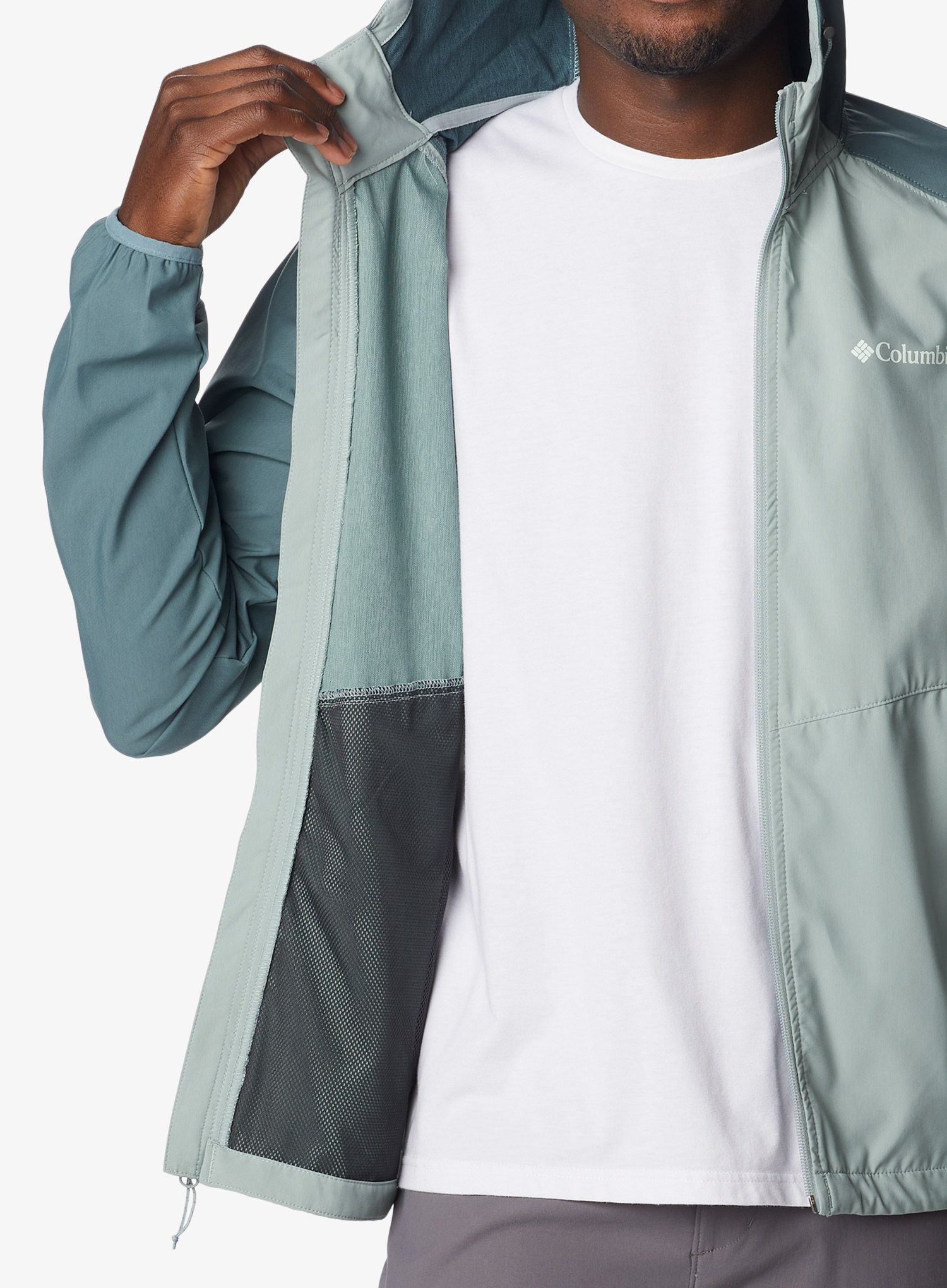 Softshell jakna Columbia Panther Creek Jacket - niagara/metal