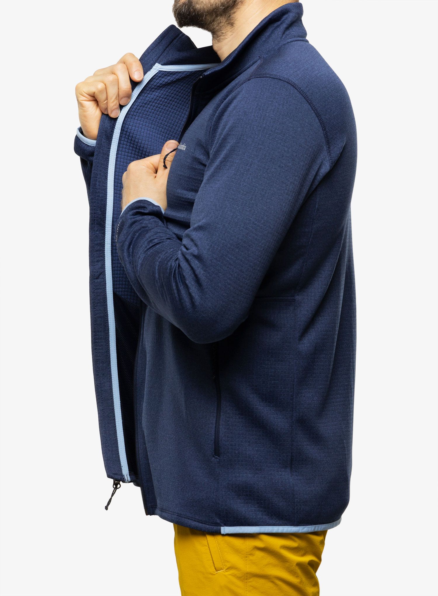 Dukserica od flisa Columbia Park View Fleece Full Zip - collegiate navy heather