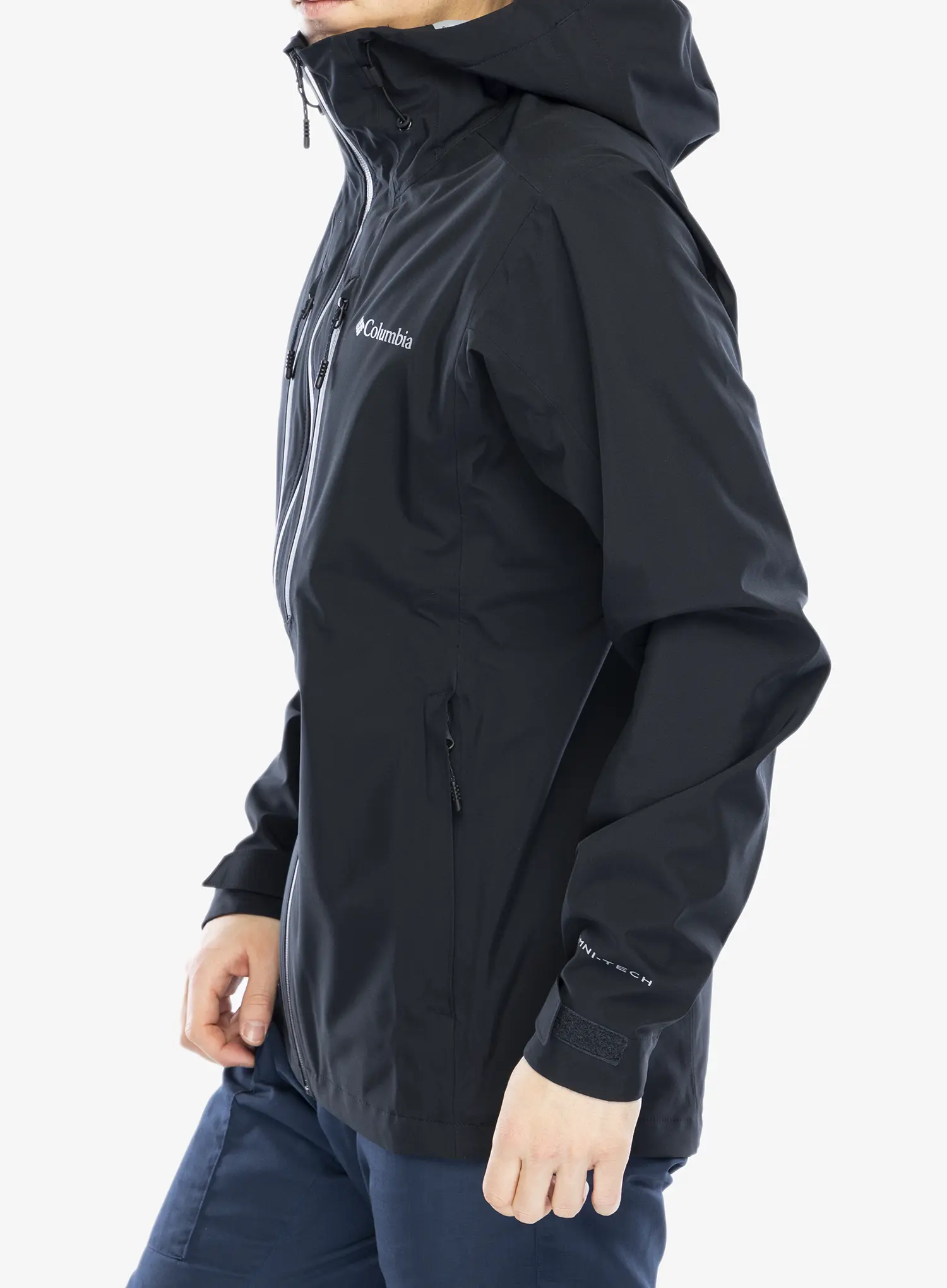 Kišna jakna Columbia Peak Creek Shell - black