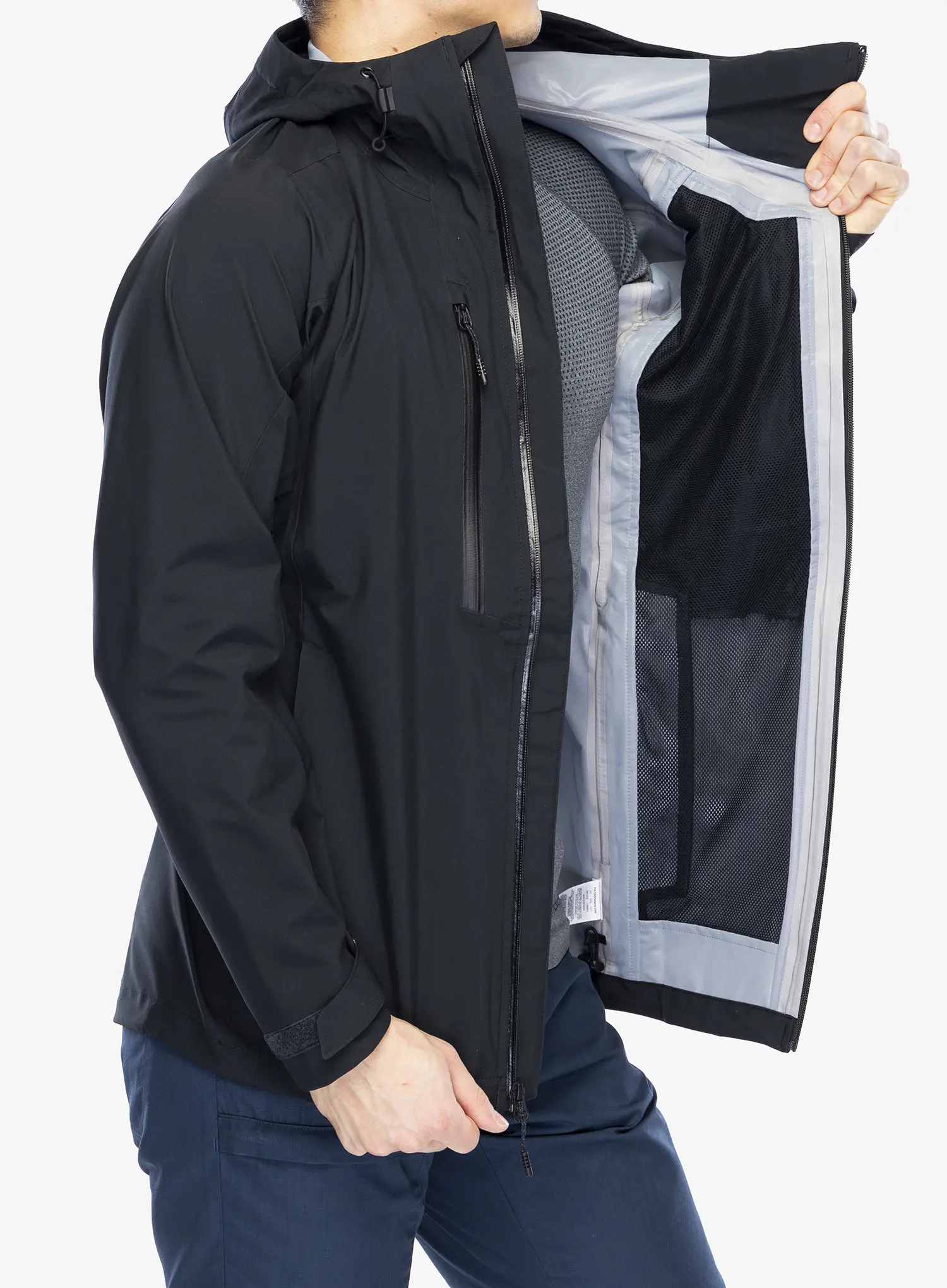 Kišna jakna Columbia Peak Creek Shell - black