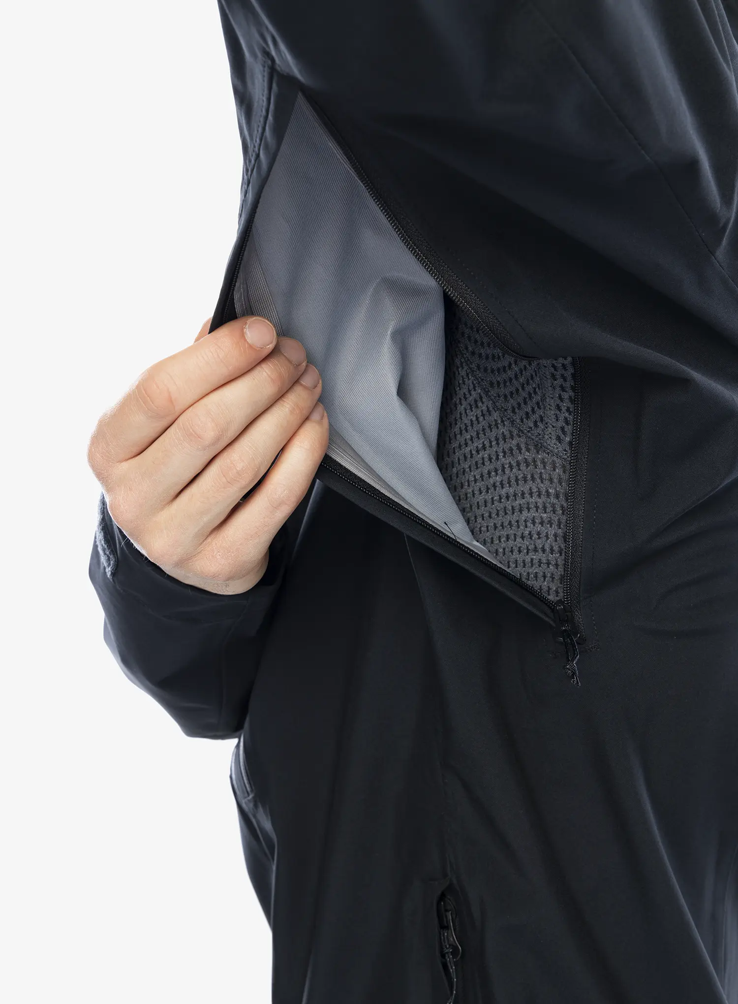 Kišna jakna Columbia Peak Creek Shell - black