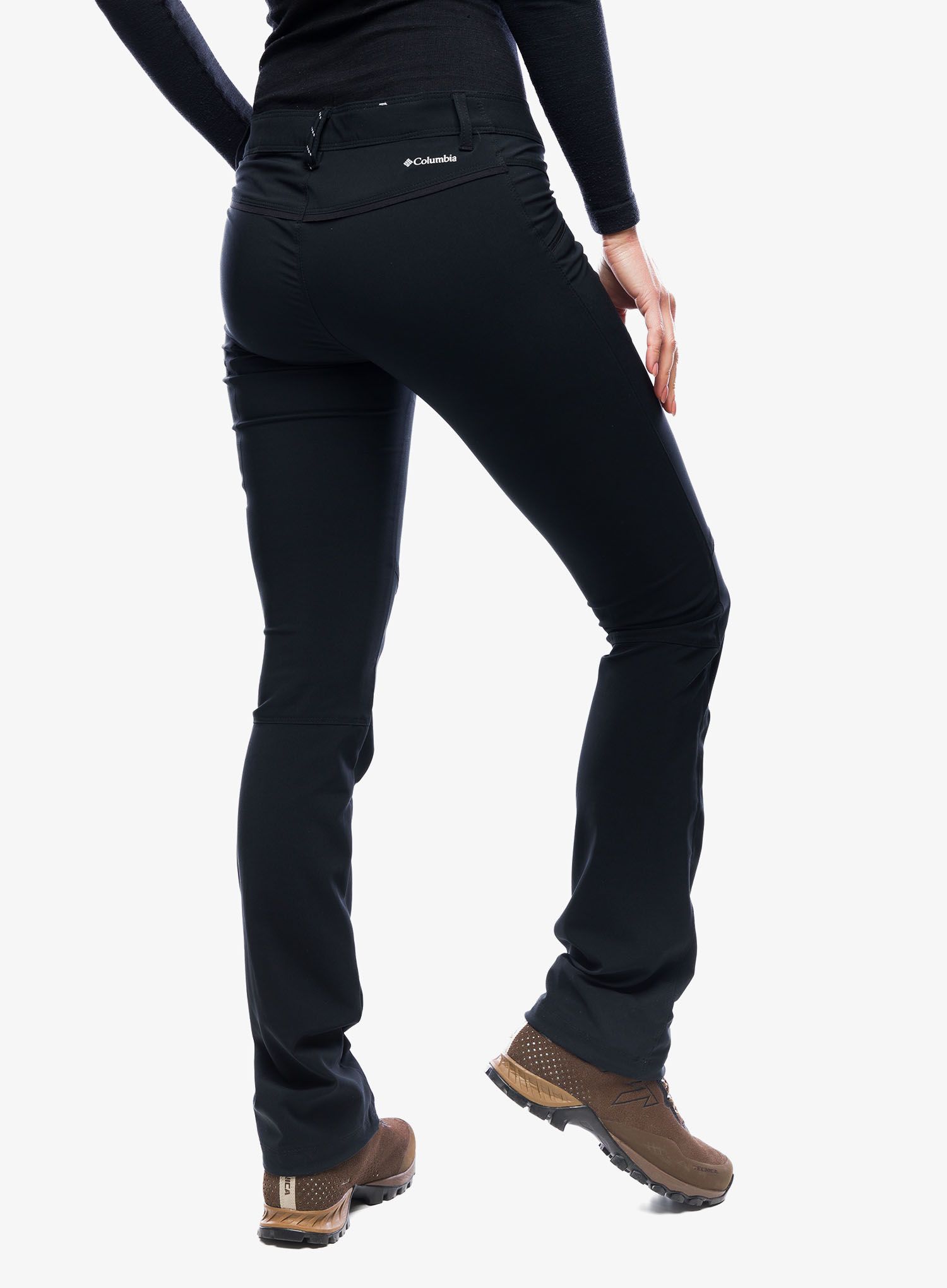Ženske planinarske hlače Columbia Peak To Point Pant - black
