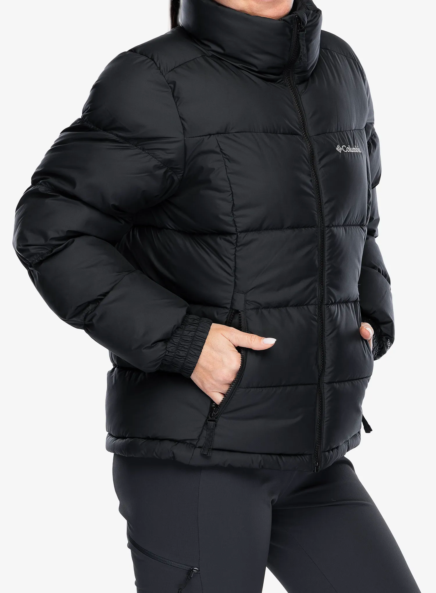Jakna s postavom ženska Columbia Pike Lake Full Zip Jacket - black