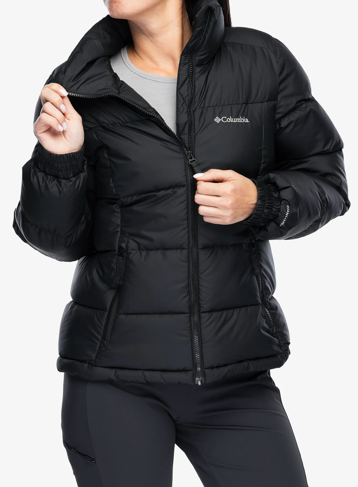 Jakna s postavom ženska Columbia Pike Lake Full Zip Jacket - black