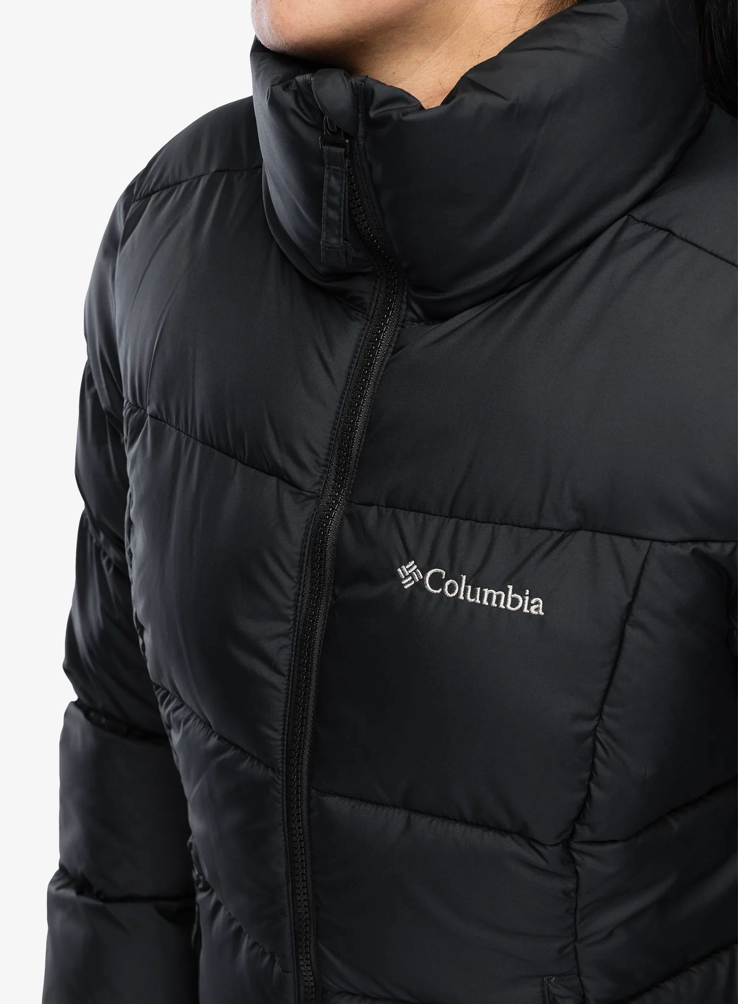 Jakna s postavom ženska Columbia Pike Lake Full Zip Jacket - black