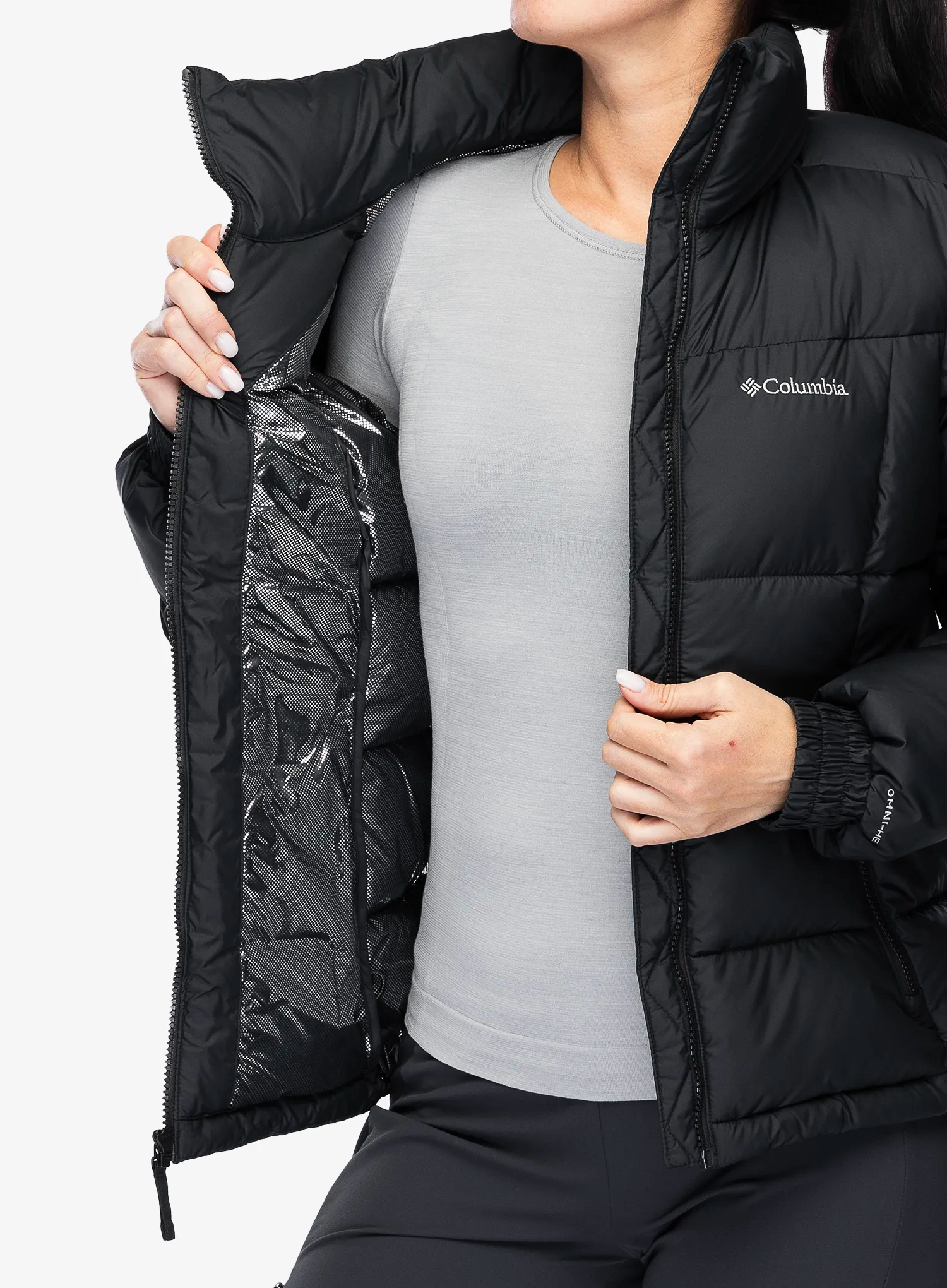 Jakna s postavom ženska Columbia Pike Lake Full Zip Jacket - black