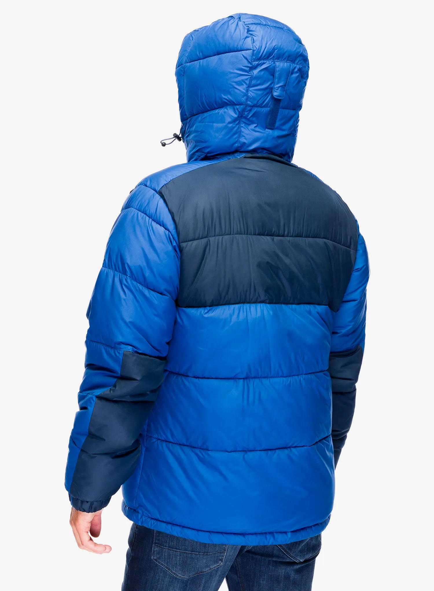 Jakna s postavom Columbia Pike Lake II Hooded Jacket - mountain blue/collegiate navy